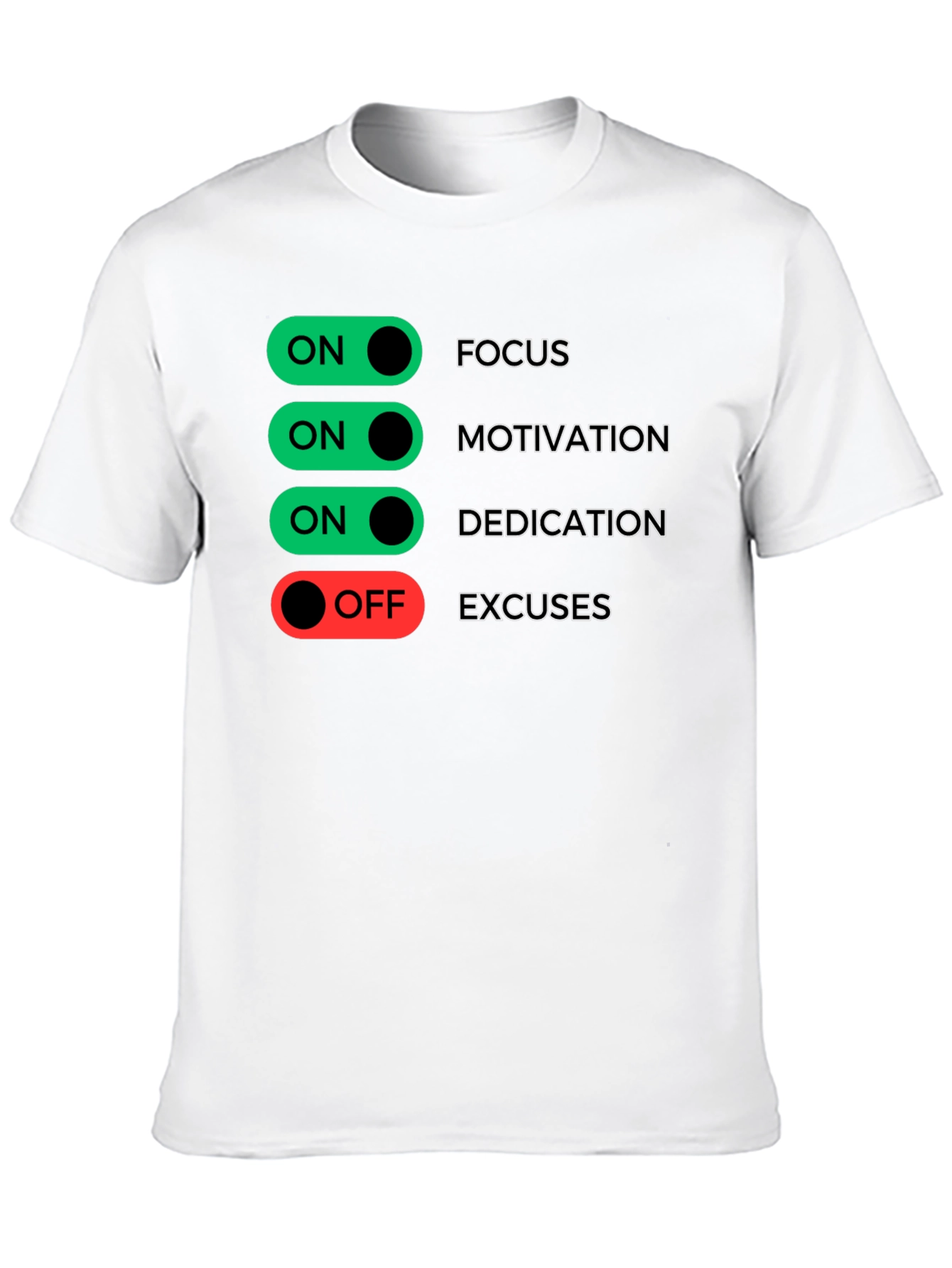 Focus Motivation Dedication T-Shirt