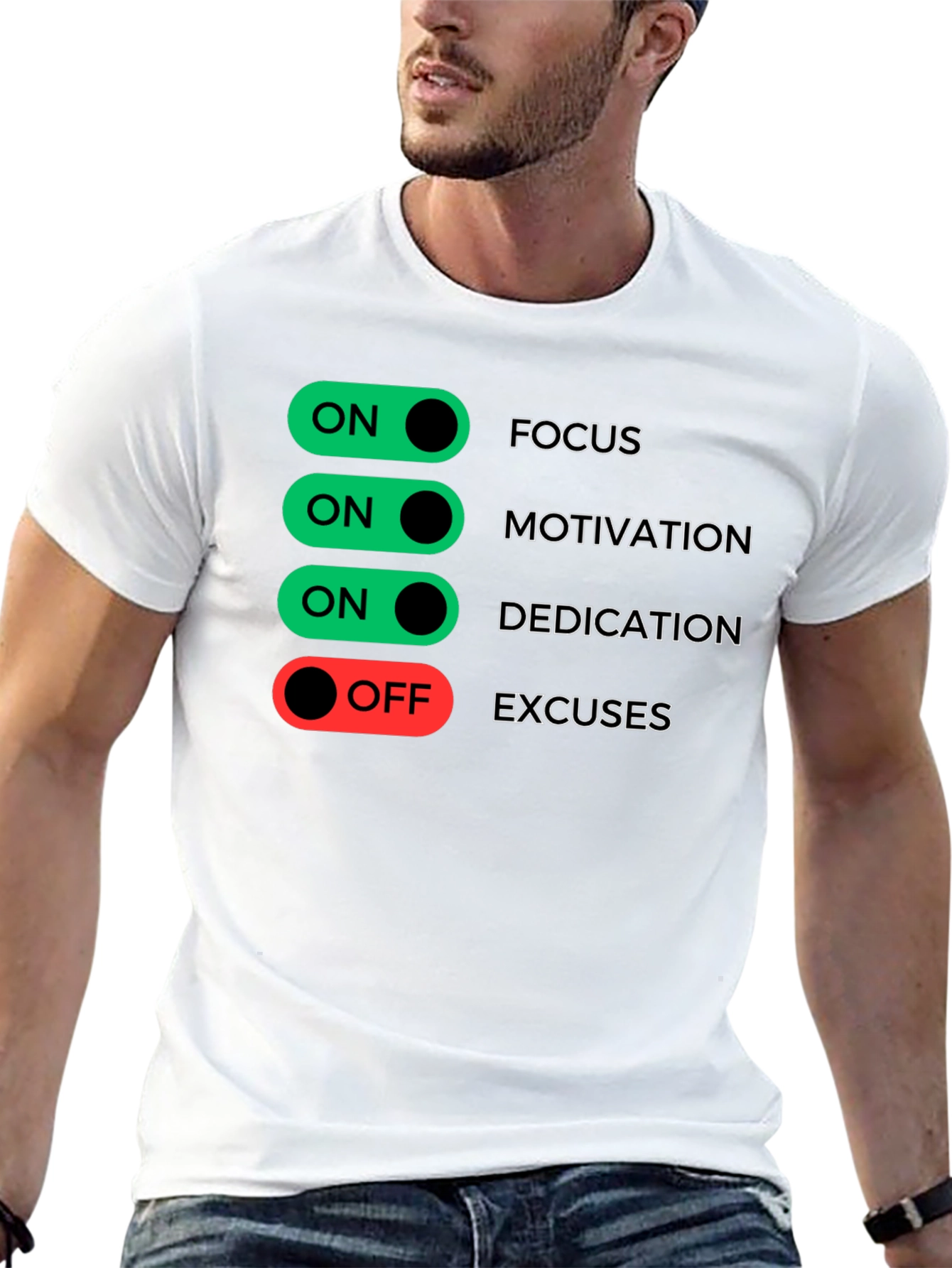 Focus Motivation Dedication T-Shirt