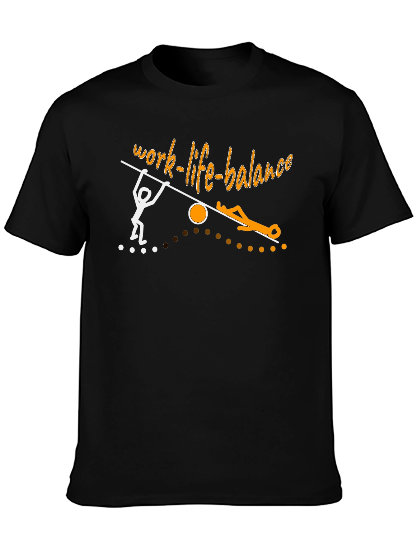 Work Life Balance Graphic T-Shirt