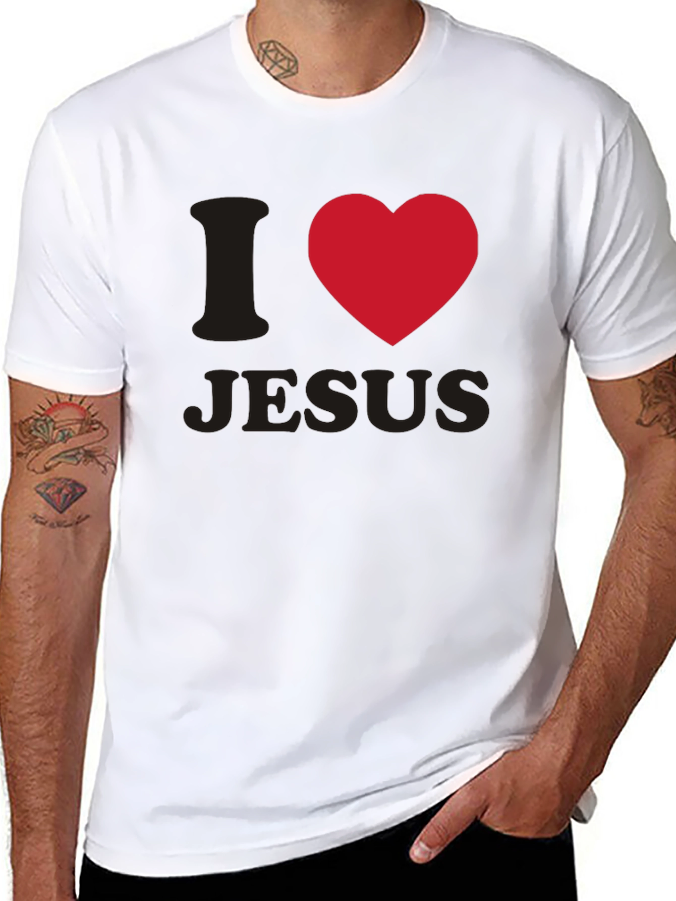 I Love Jesus T-Shirt - Christian Faith Tee