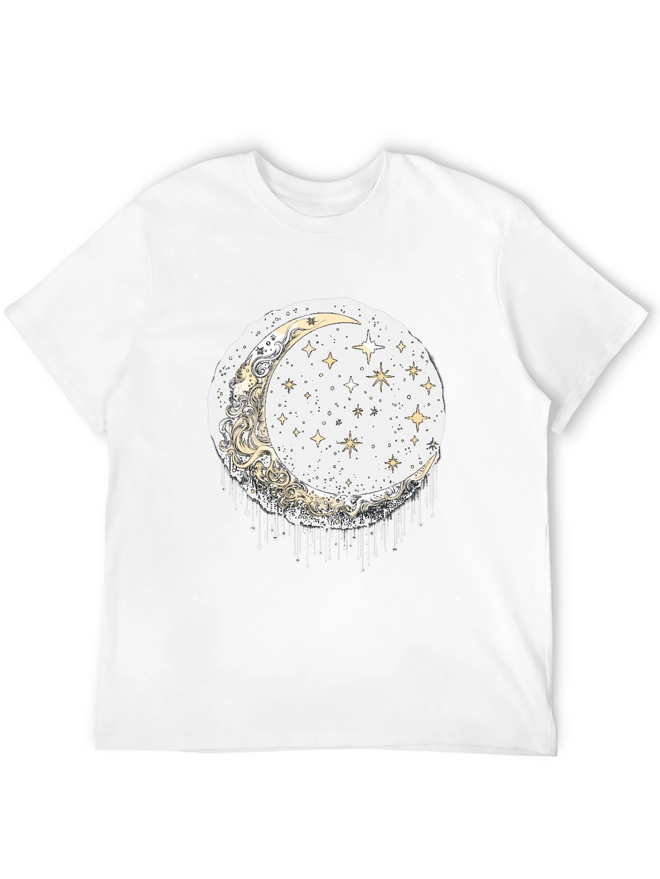 Celestial Moon & Stars Graphic Tee