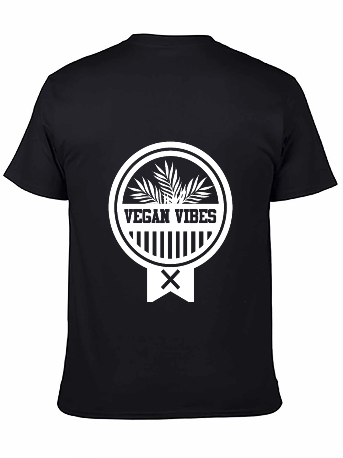 Vegan Vibes Black T-Shirt - Stylish Vegan Fashion