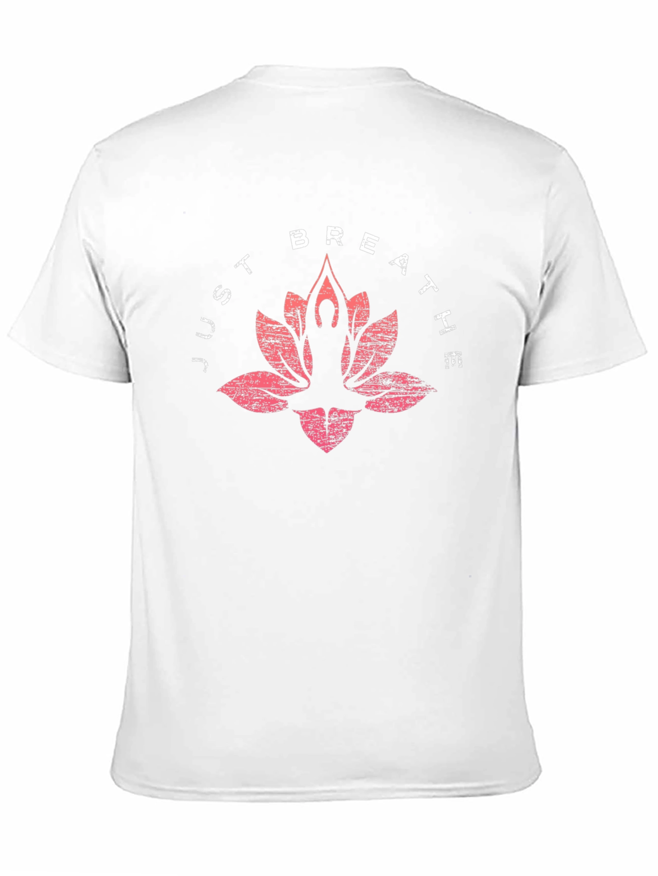 Just Breathe Yoga Lotus T-Shirt - Relax & Meditate