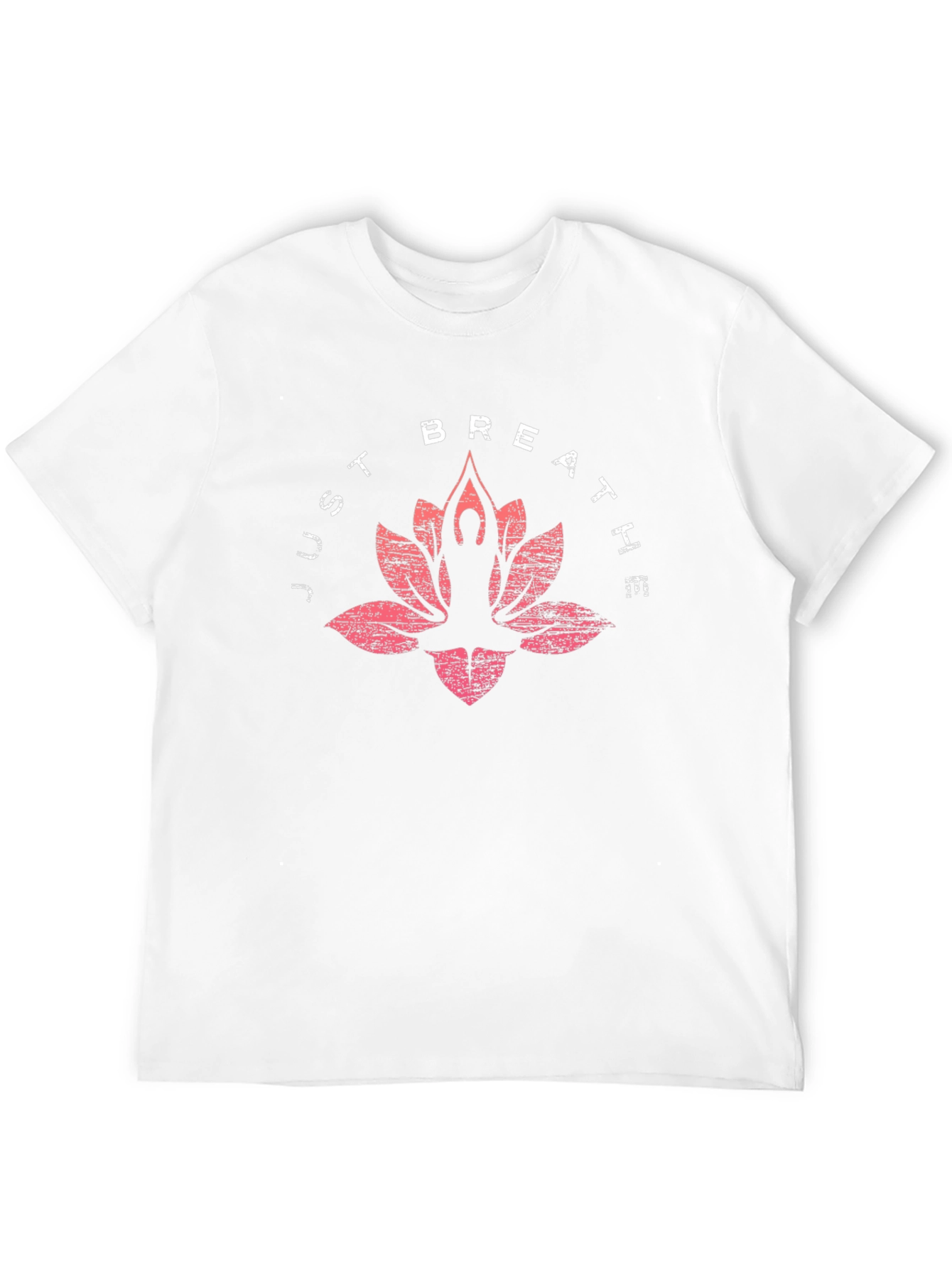 Just Breathe Yoga Lotus T-Shirt - Relax & Meditate