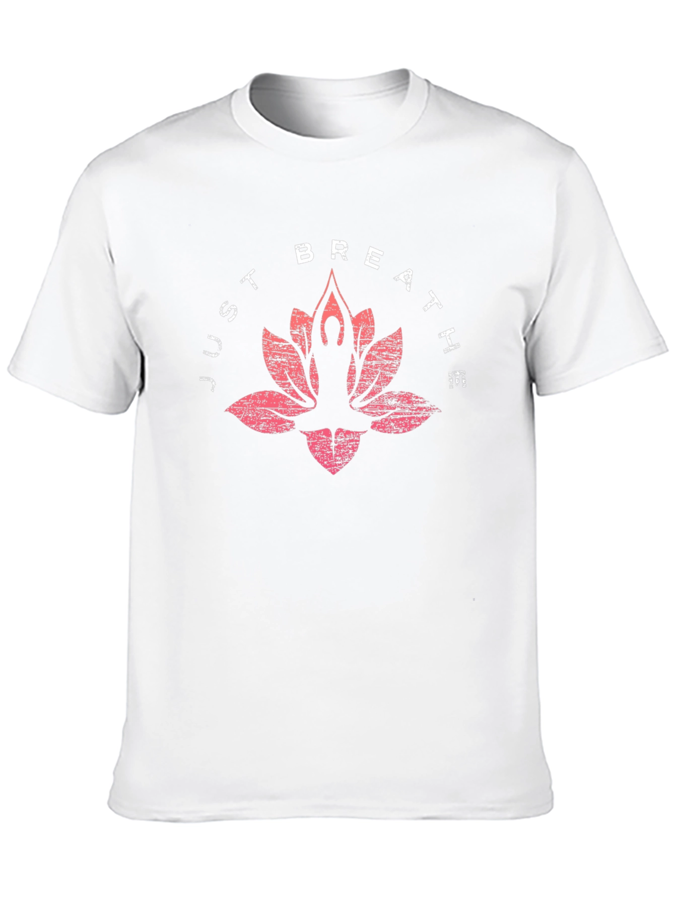 Just Breathe Yoga Lotus T-Shirt - Relax & Meditate
