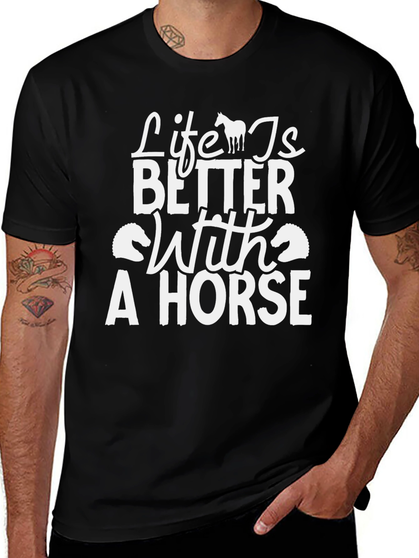 Life is Better with a Horse T-Shirt