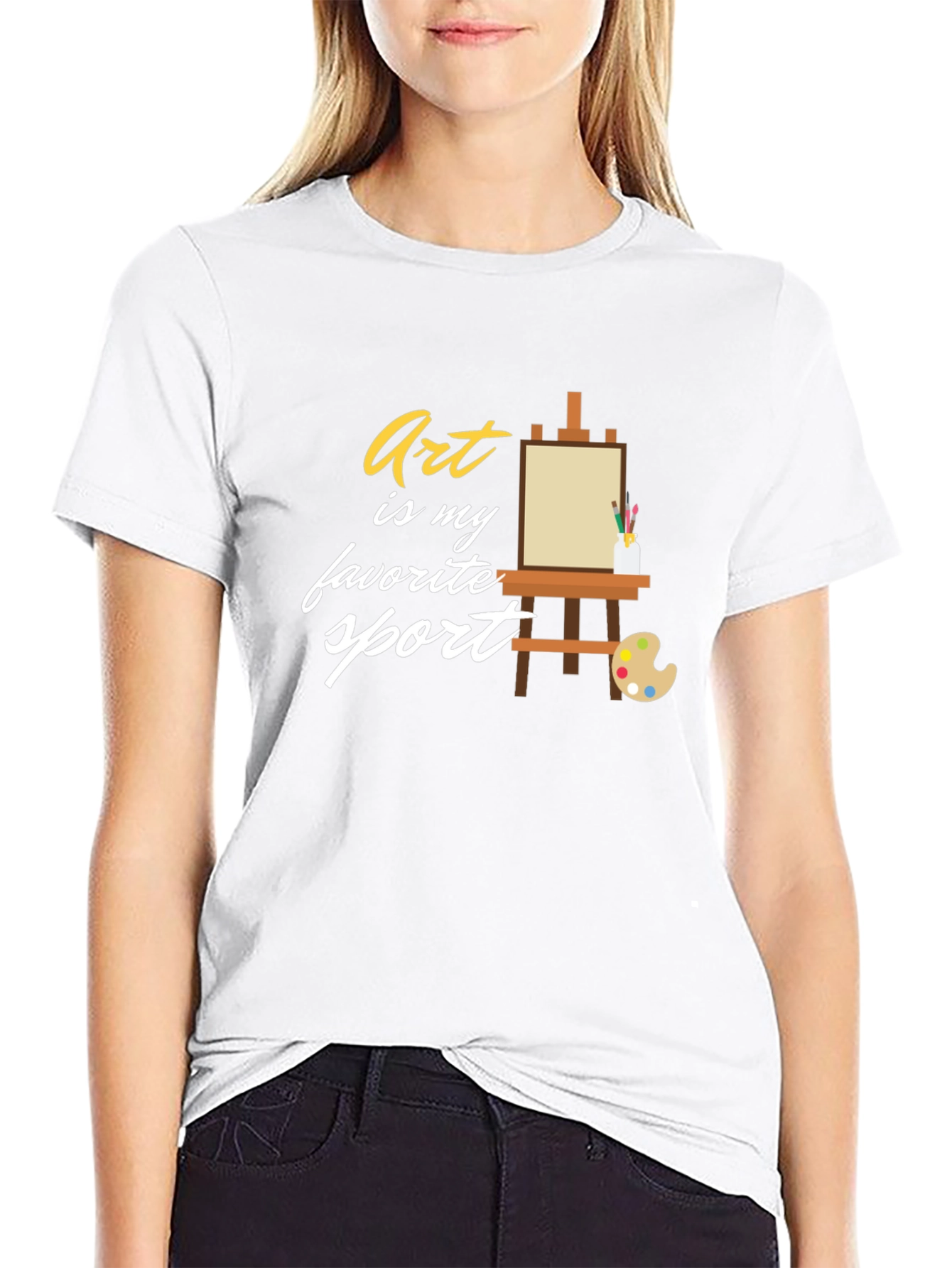 Art is My Favorite Sport Graphic T-Shirt