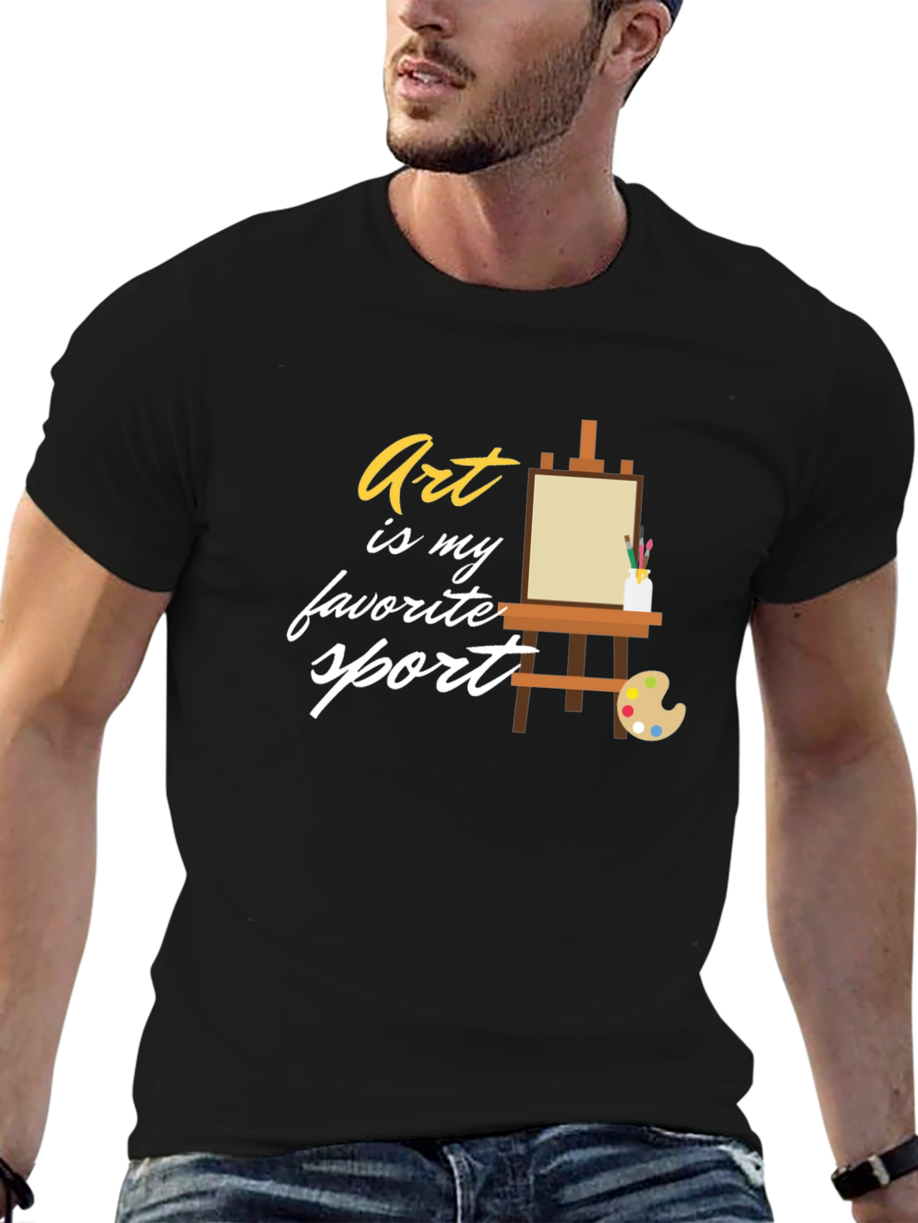 Art is My Favorite Sport Graphic T-Shirt
