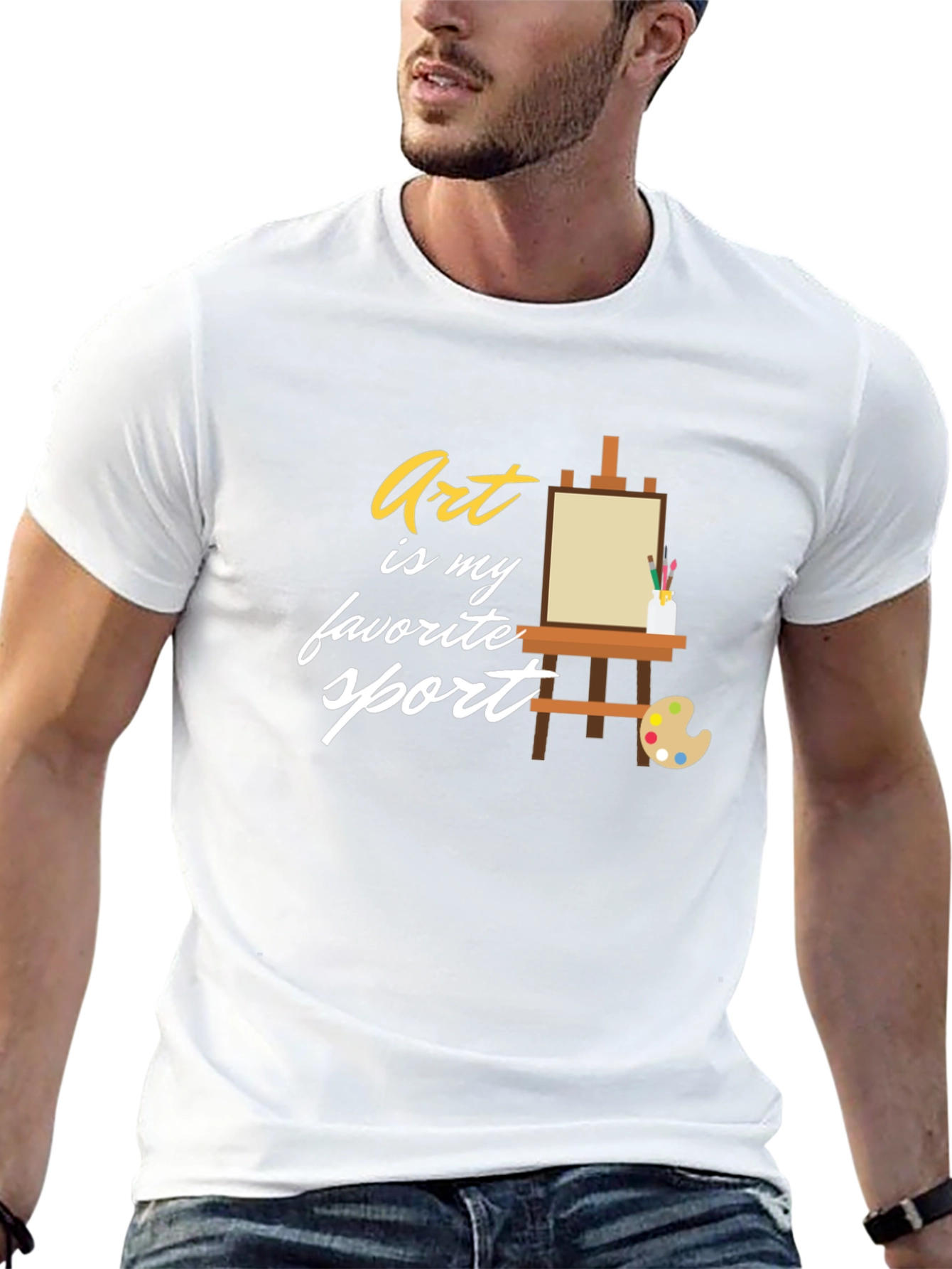 Art is My Favorite Sport Graphic T-Shirt