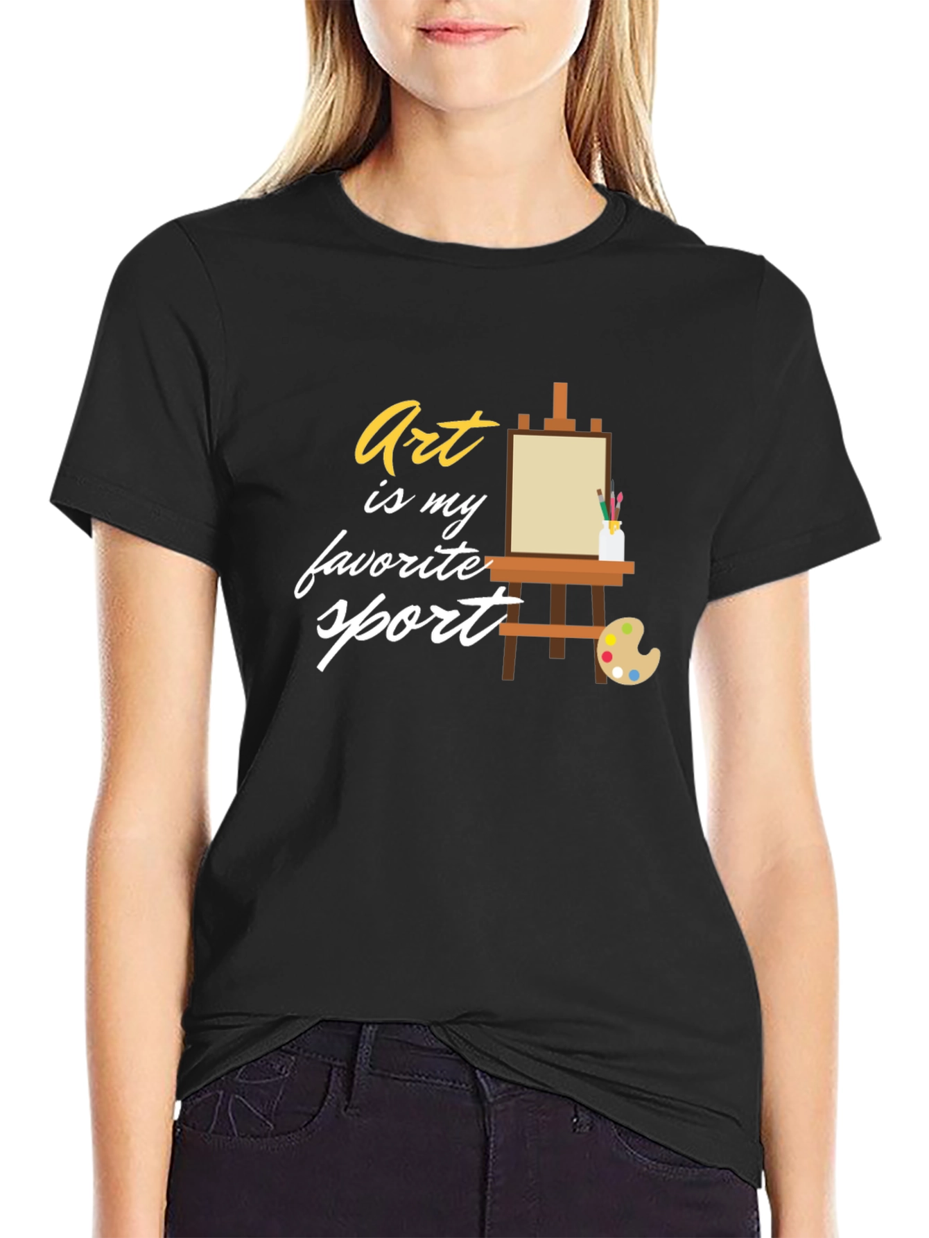 Art is My Favorite Sport Graphic T-Shirt