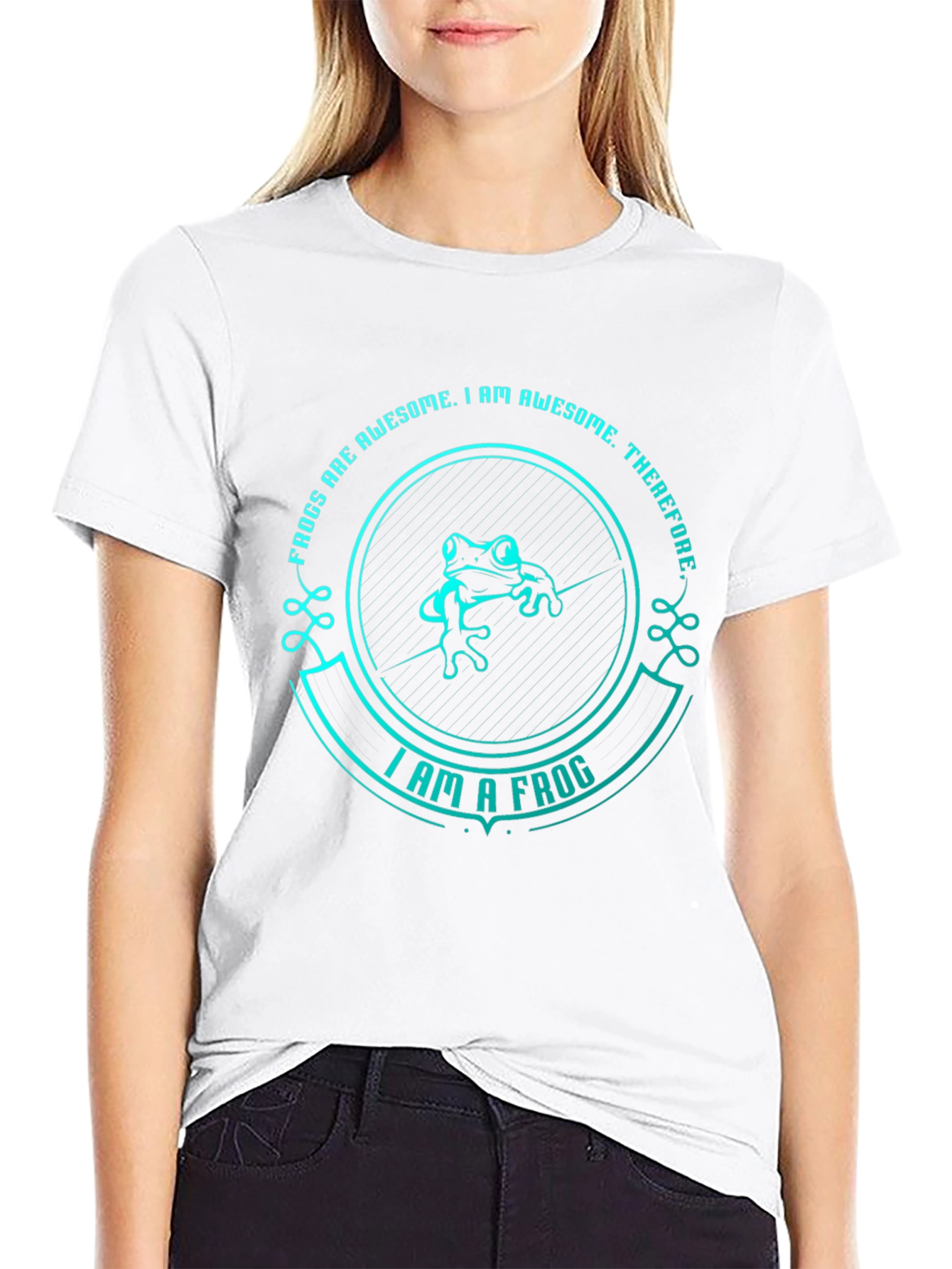 Awesome Frog Graphic T-Shirt