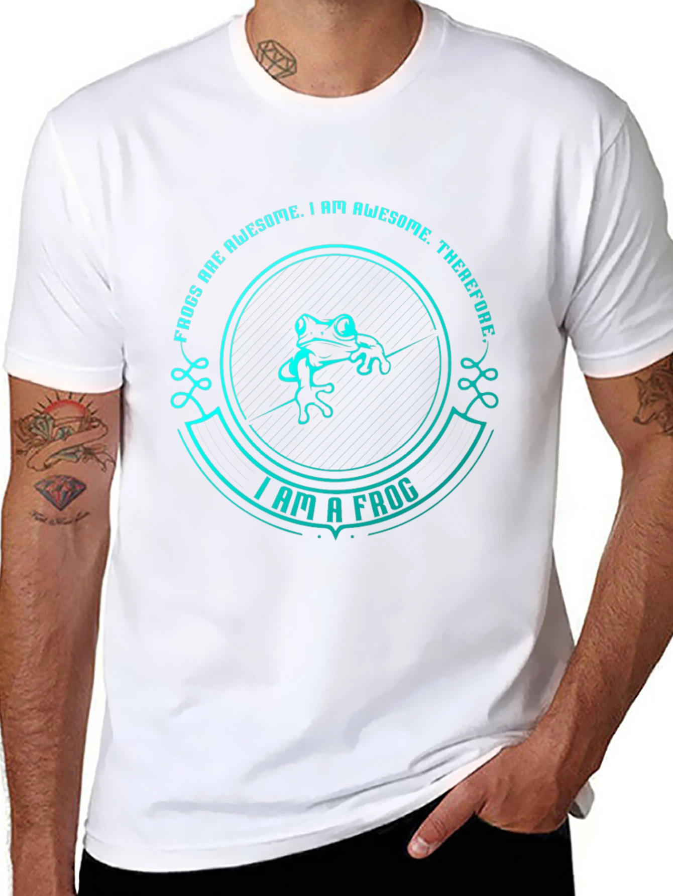 Awesome Frog Graphic T-Shirt
