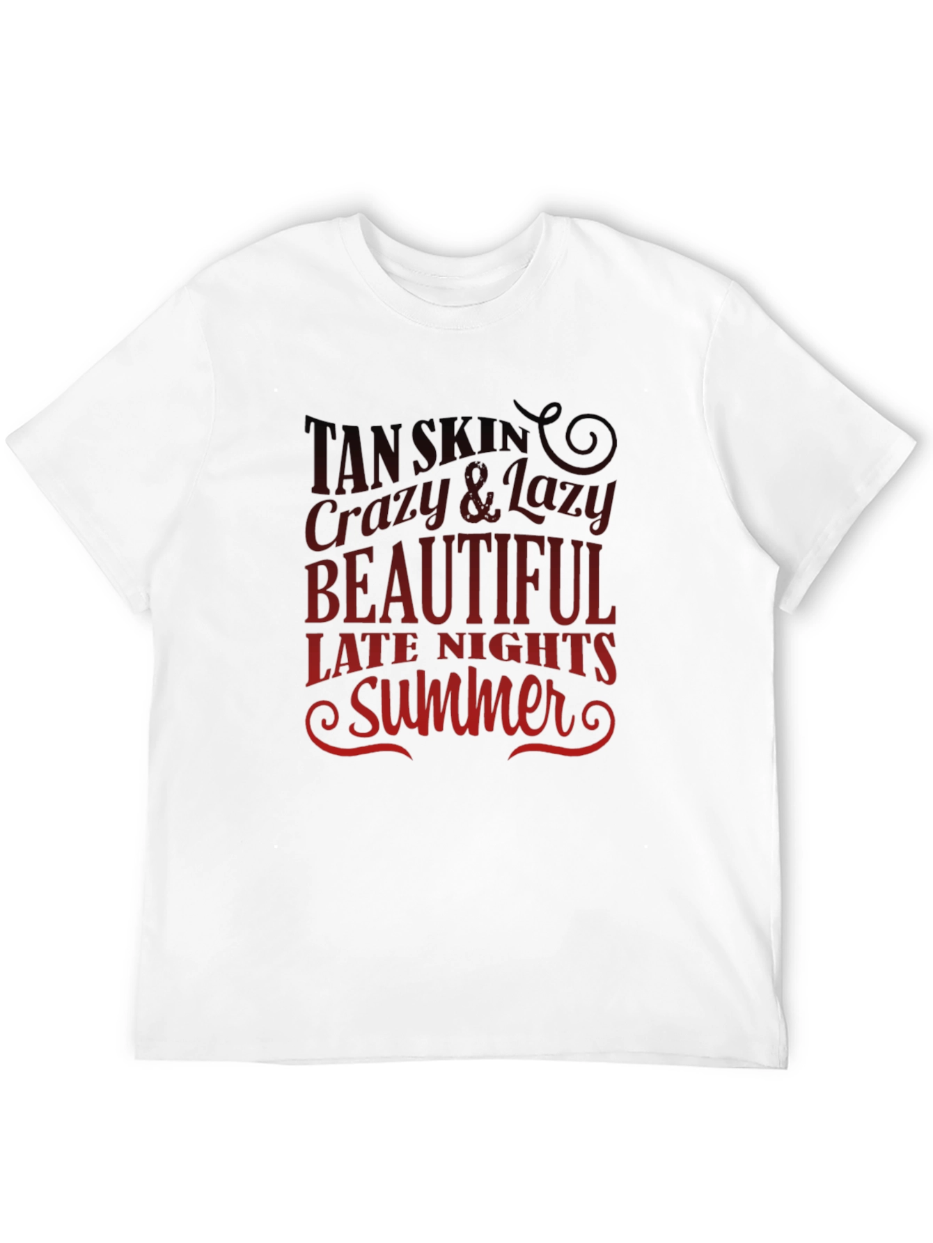 Tan Skin Crazy & Lazy T-Shirt
