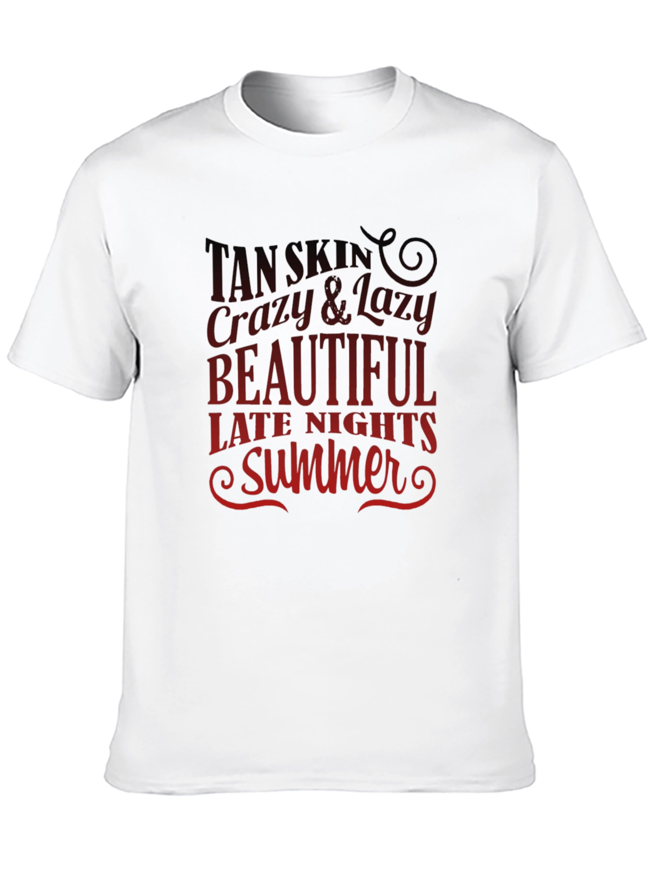 Tan Skin Crazy & Lazy T-Shirt