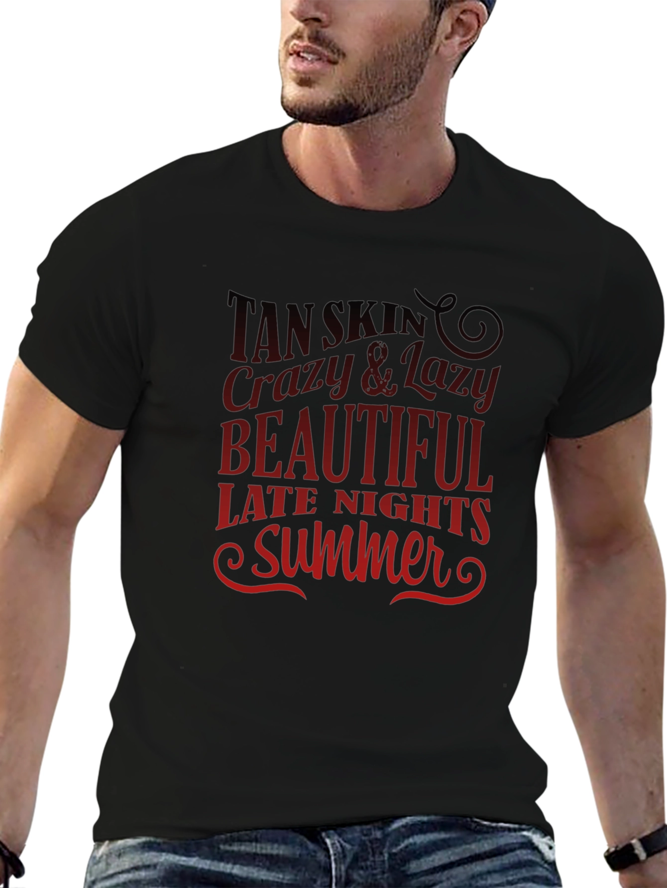 Tan Skin Crazy & Lazy T-Shirt
