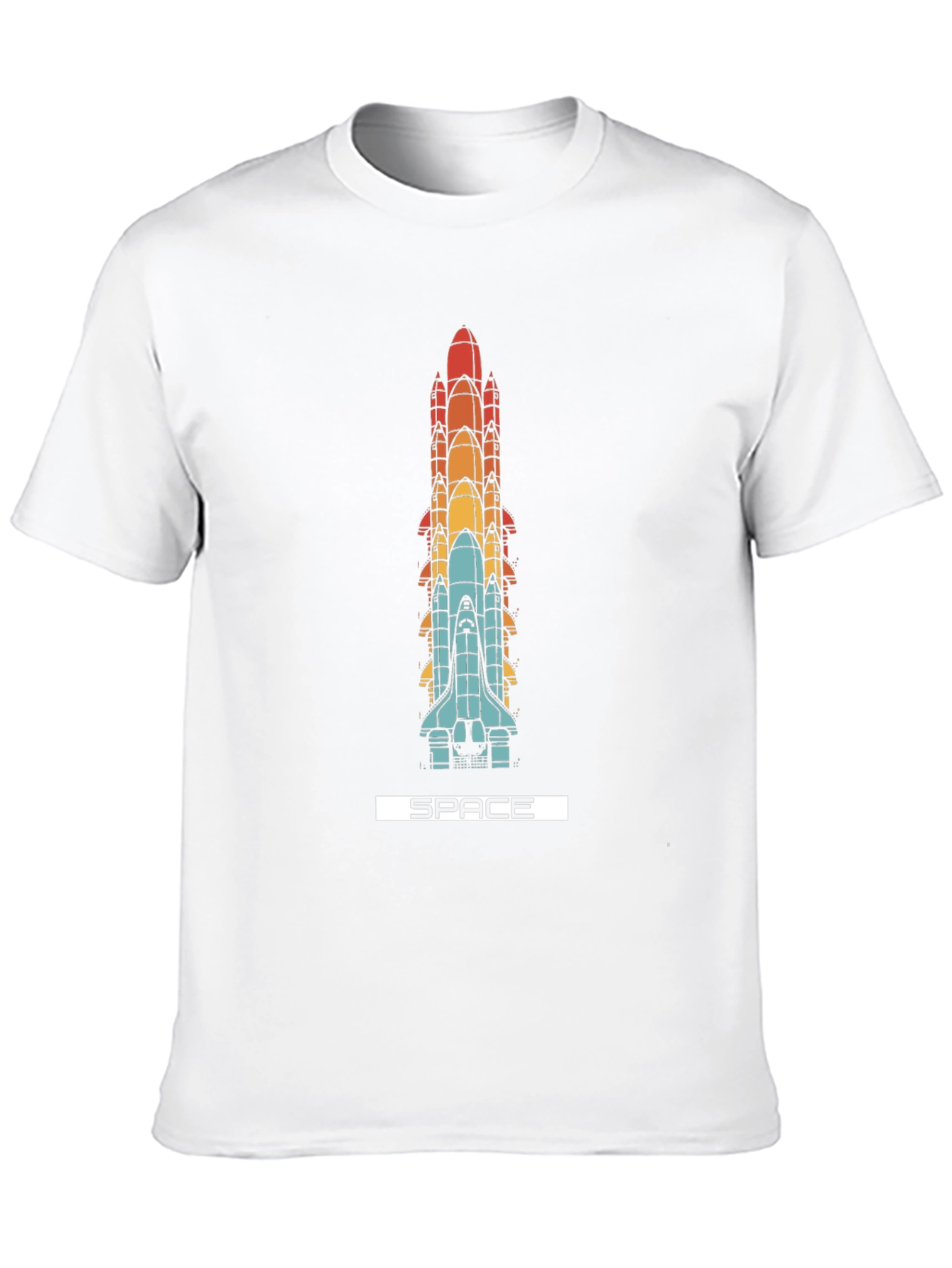 Retro Space Shuttle Stack T-Shirt