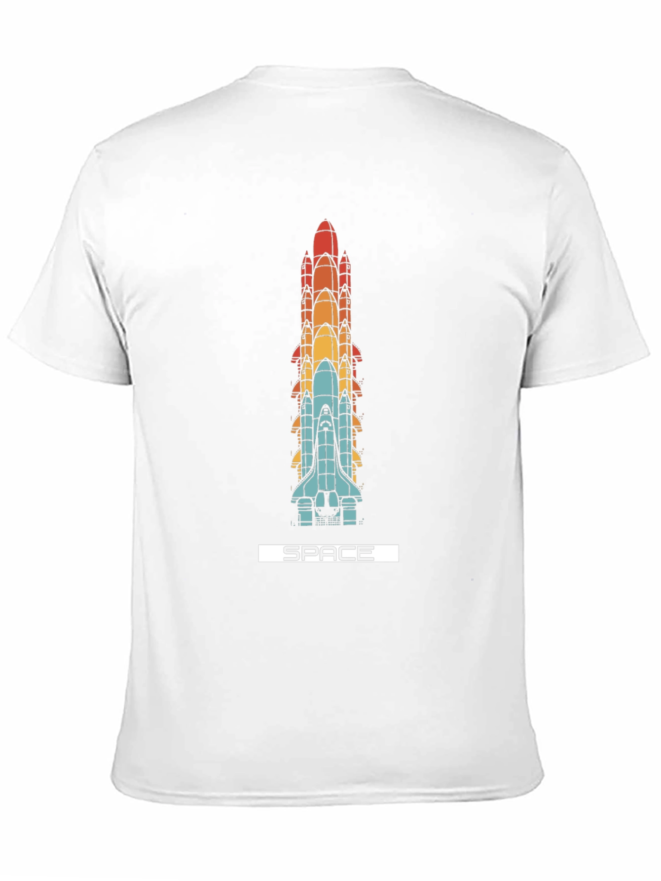Retro Space Shuttle Stack T-Shirt