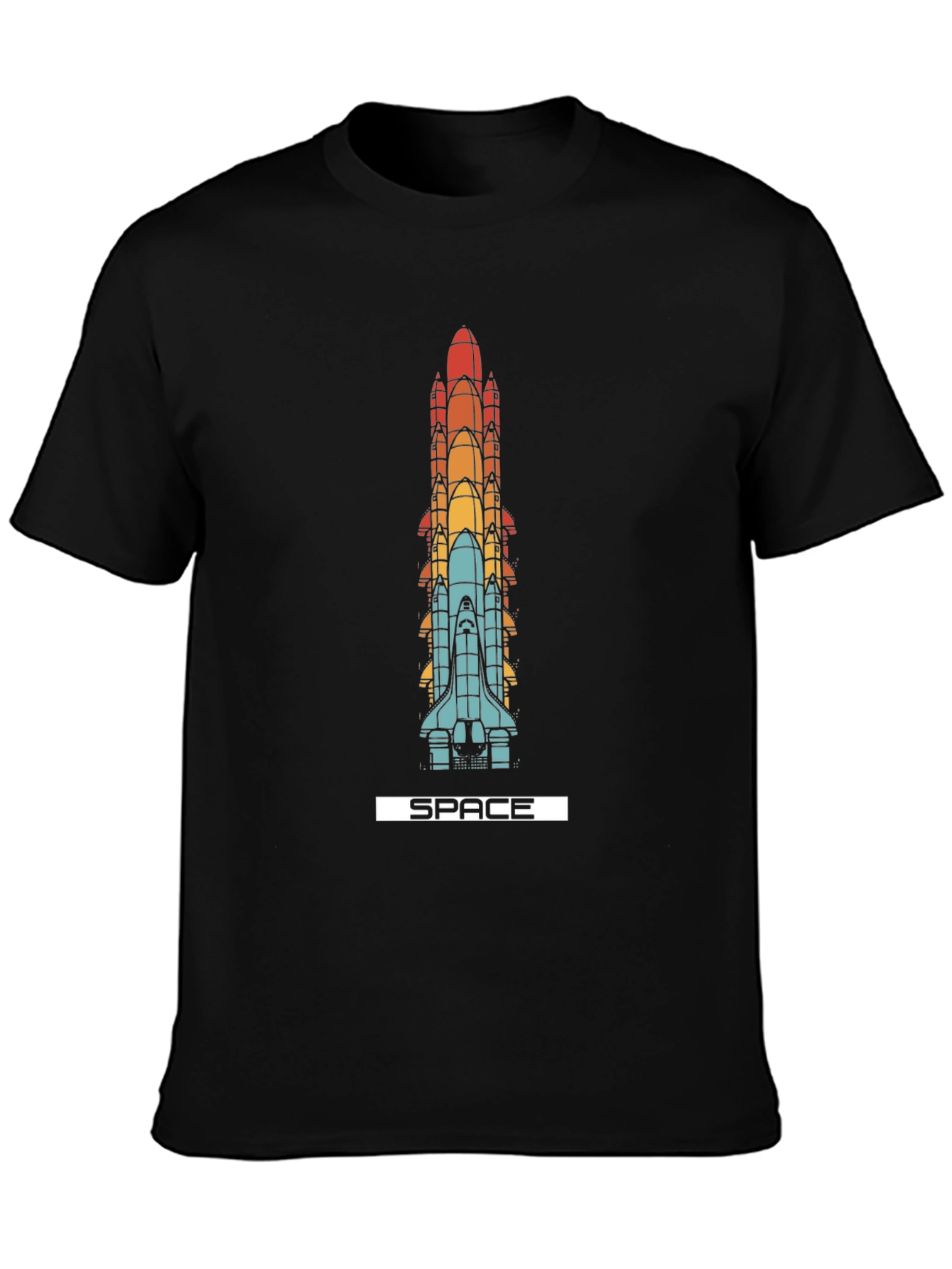 Retro Space Shuttle Stack T-Shirt