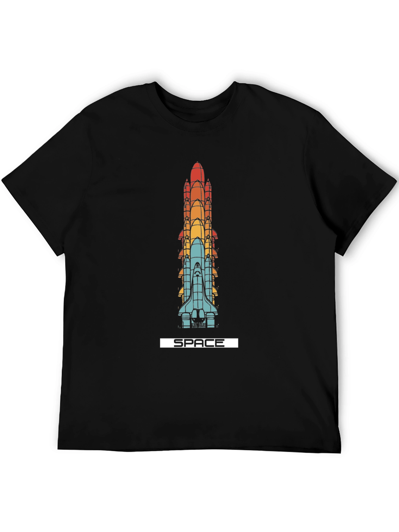 Retro Space Shuttle Stack T-Shirt