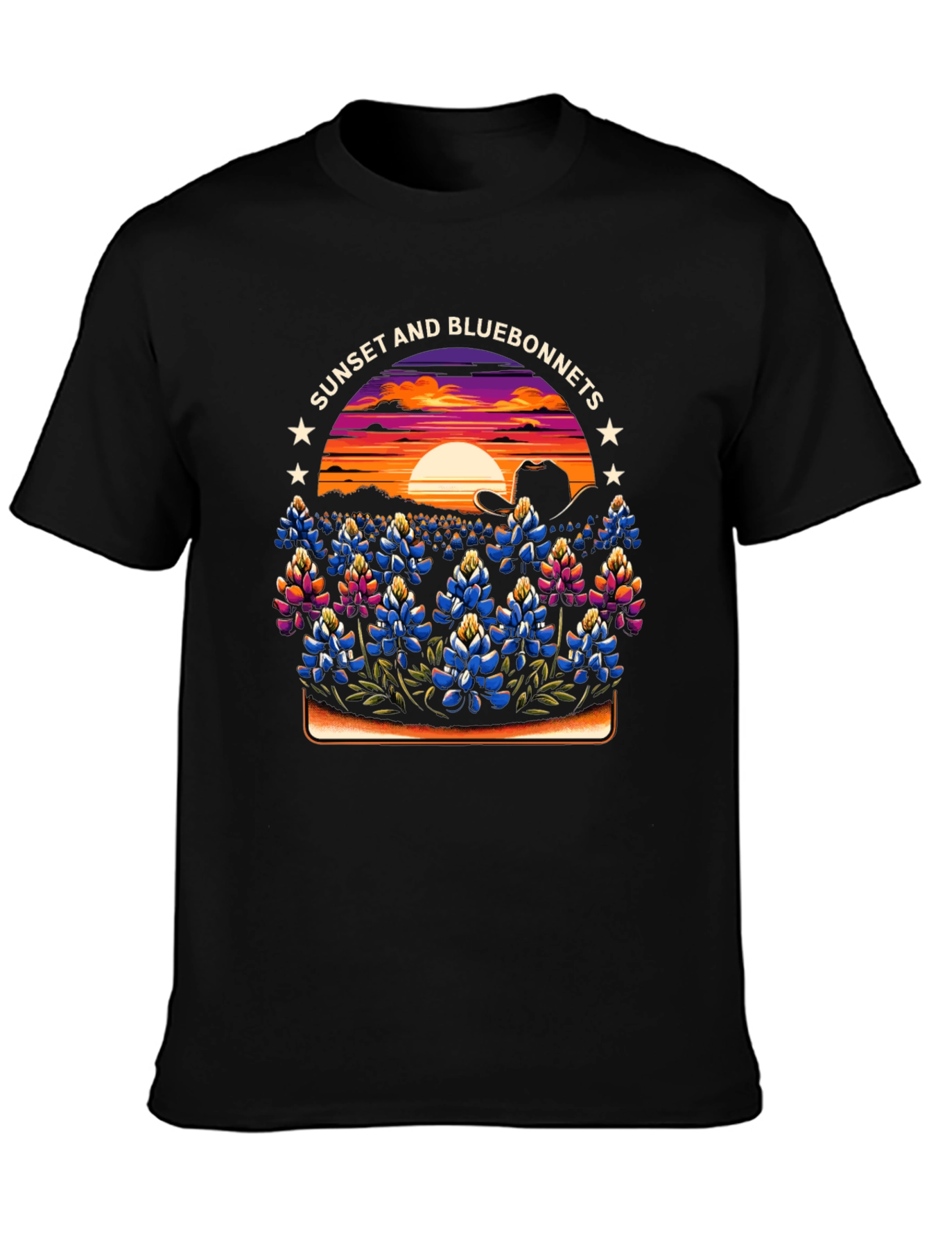 Sunset Bluebonnet Tee