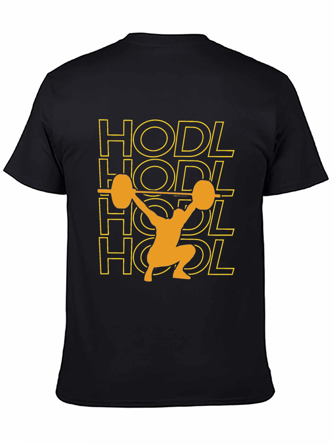 HODL Weightlifting Black T-Shirt