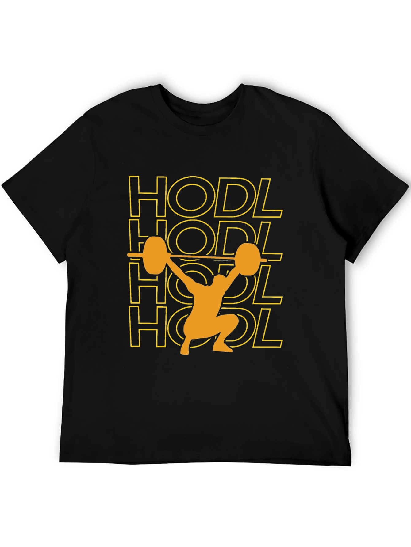 HODL Weightlifting Black T-Shirt