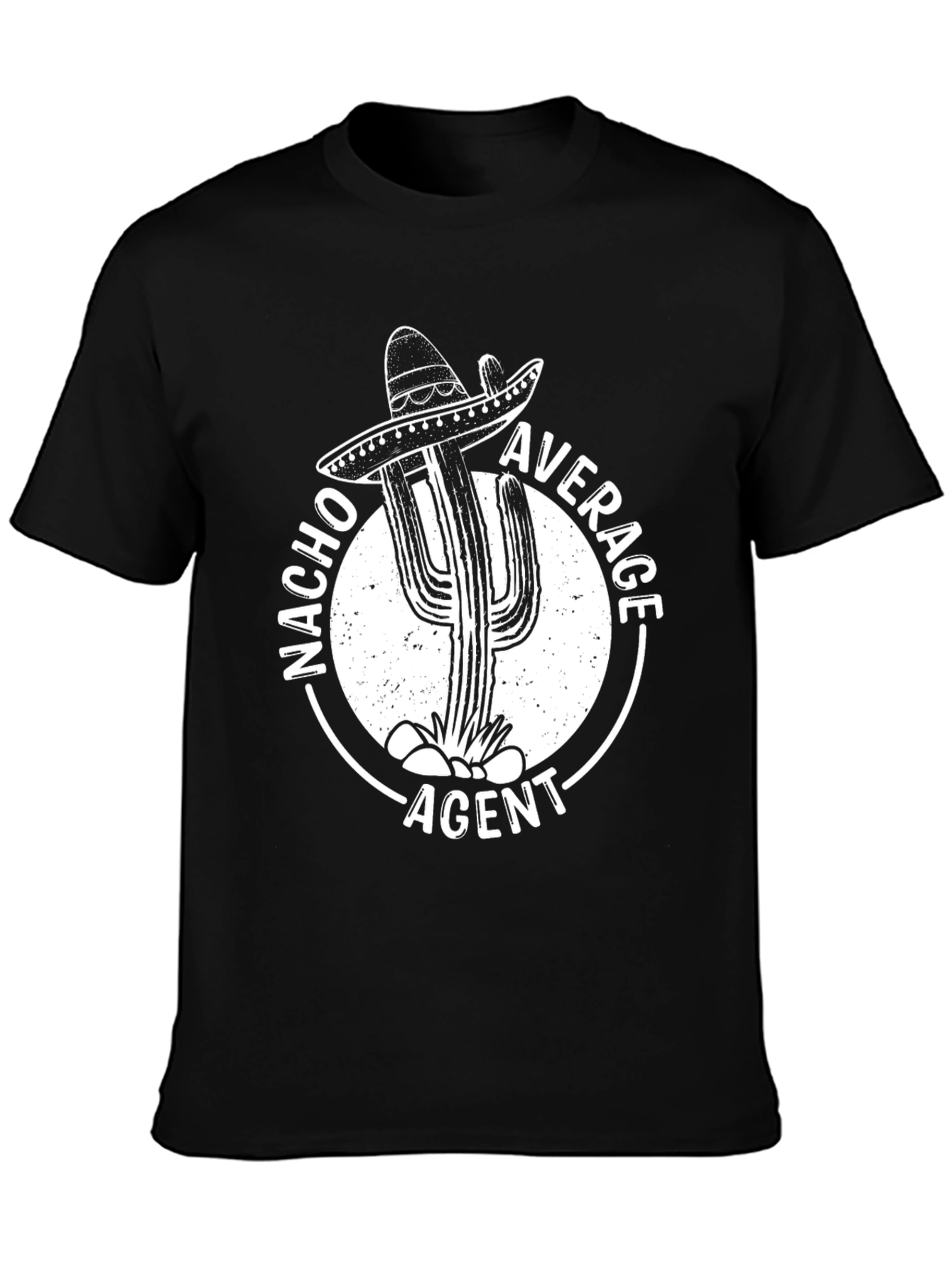 Nacho Average Agent T-Shirt - Cactus Graphic Tee