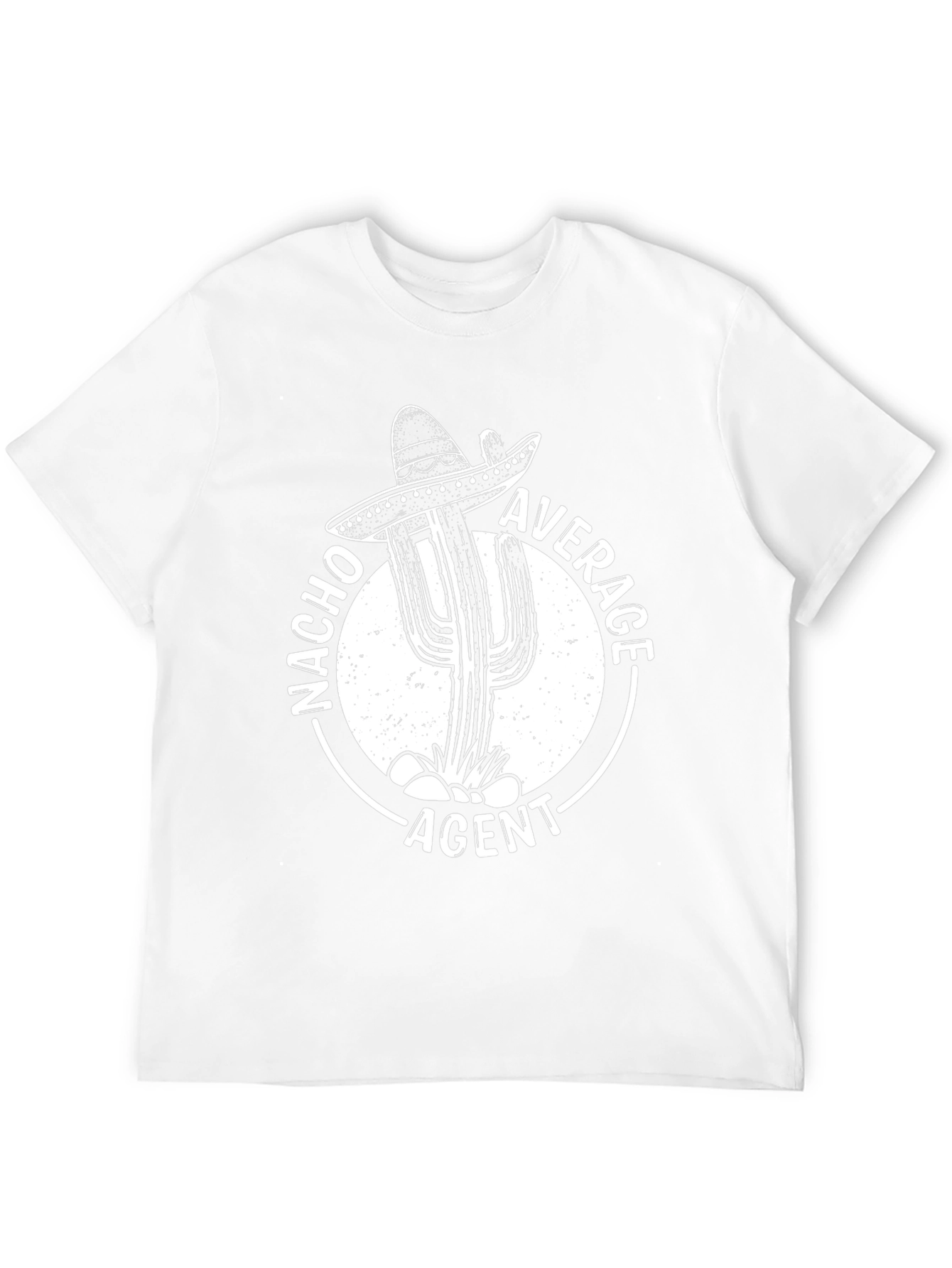 Nacho Average Agent T-Shirt - Cactus Graphic Tee