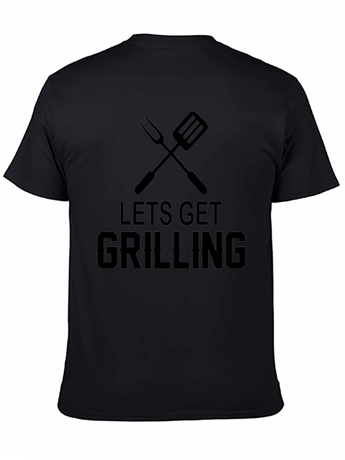 Lets Get Grilling Black T-Shirt