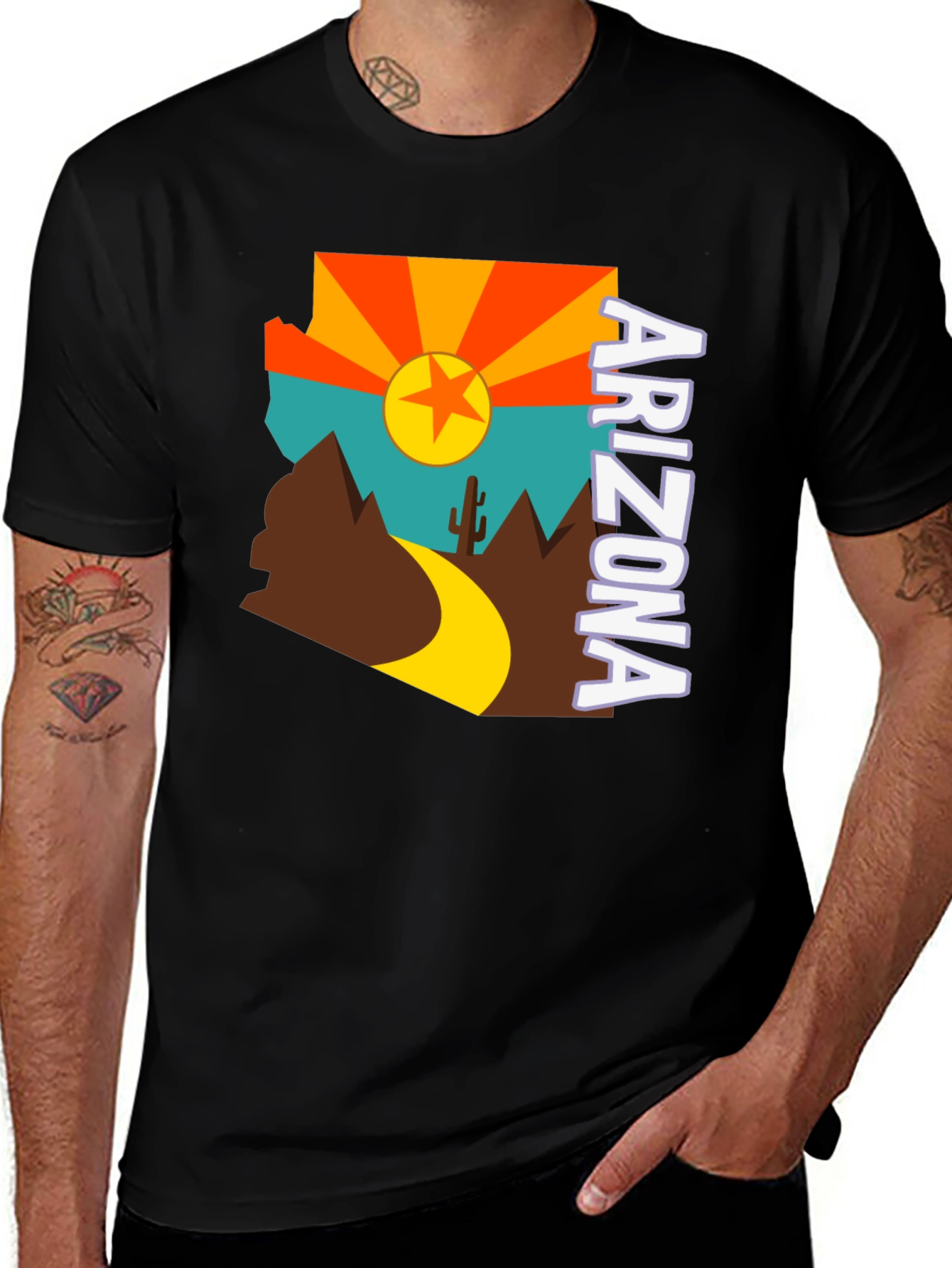 Arizona State T-Shirt Desert Graphic Tee