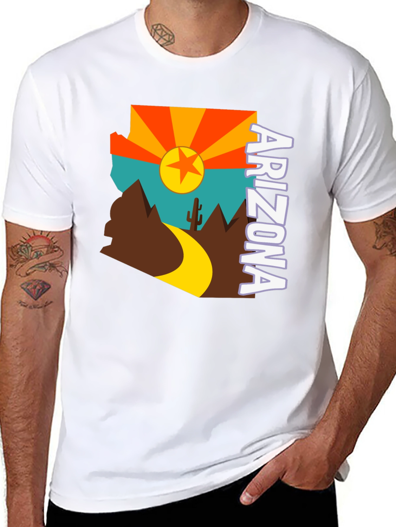 Arizona State T-Shirt Desert Graphic Tee