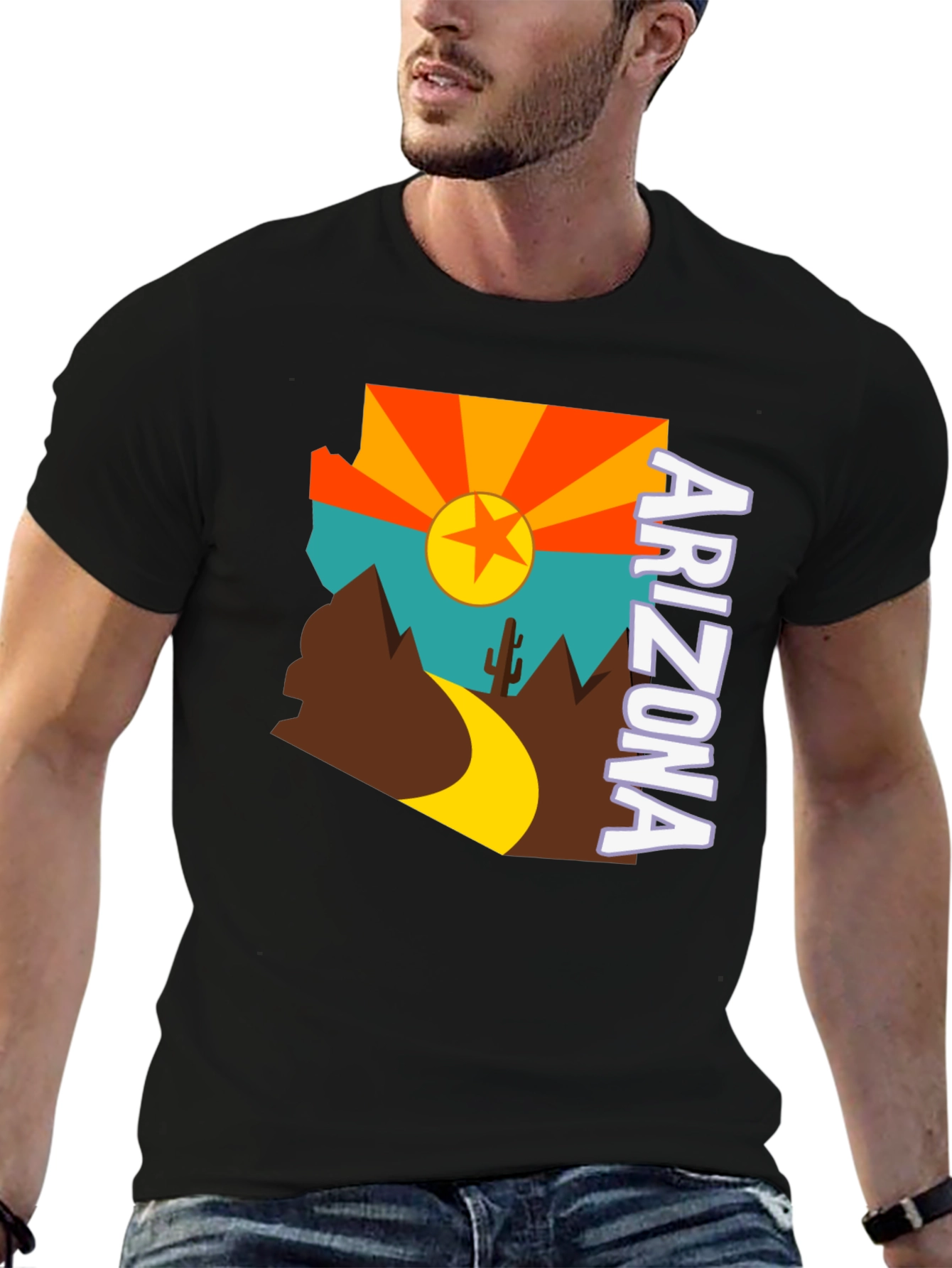 Arizona State T-Shirt Desert Graphic Tee