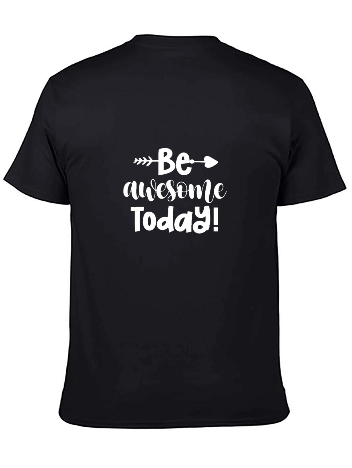 Be Awesome Today Black Graphic Tee