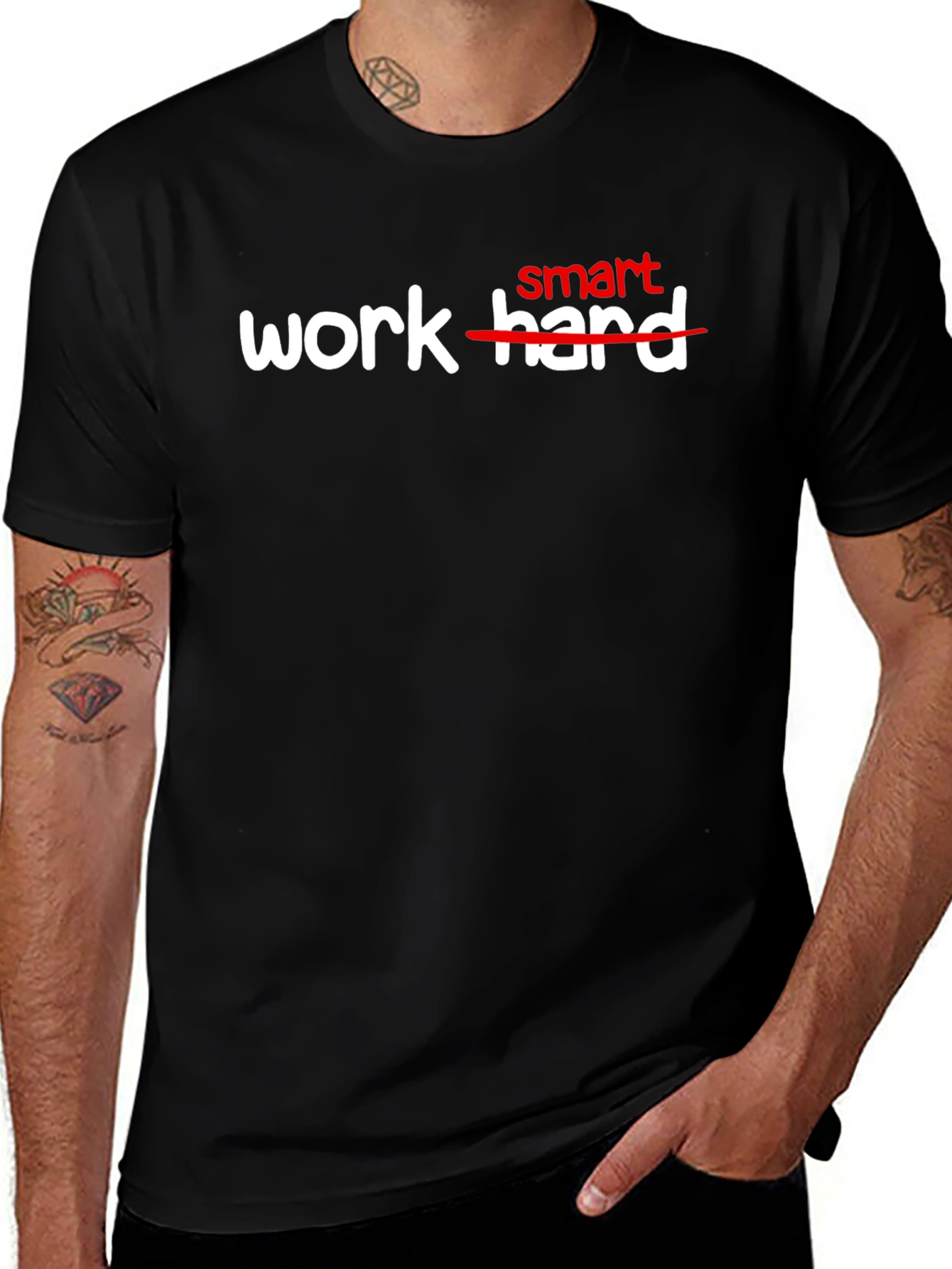 Smart Work T-Shirt - Black