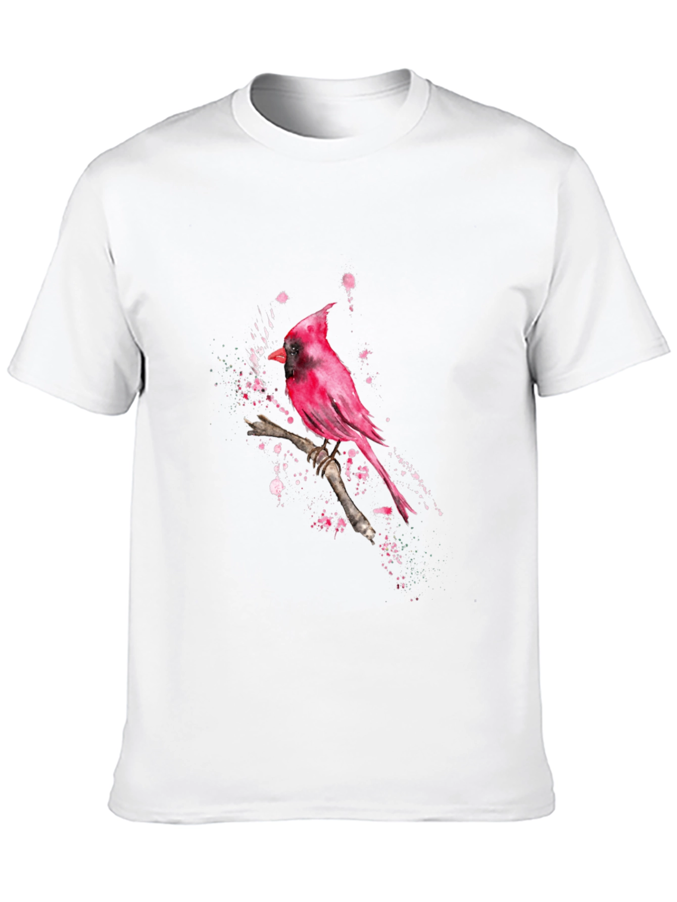Cardinal Bird Graphic Tee - Black T-Shirt