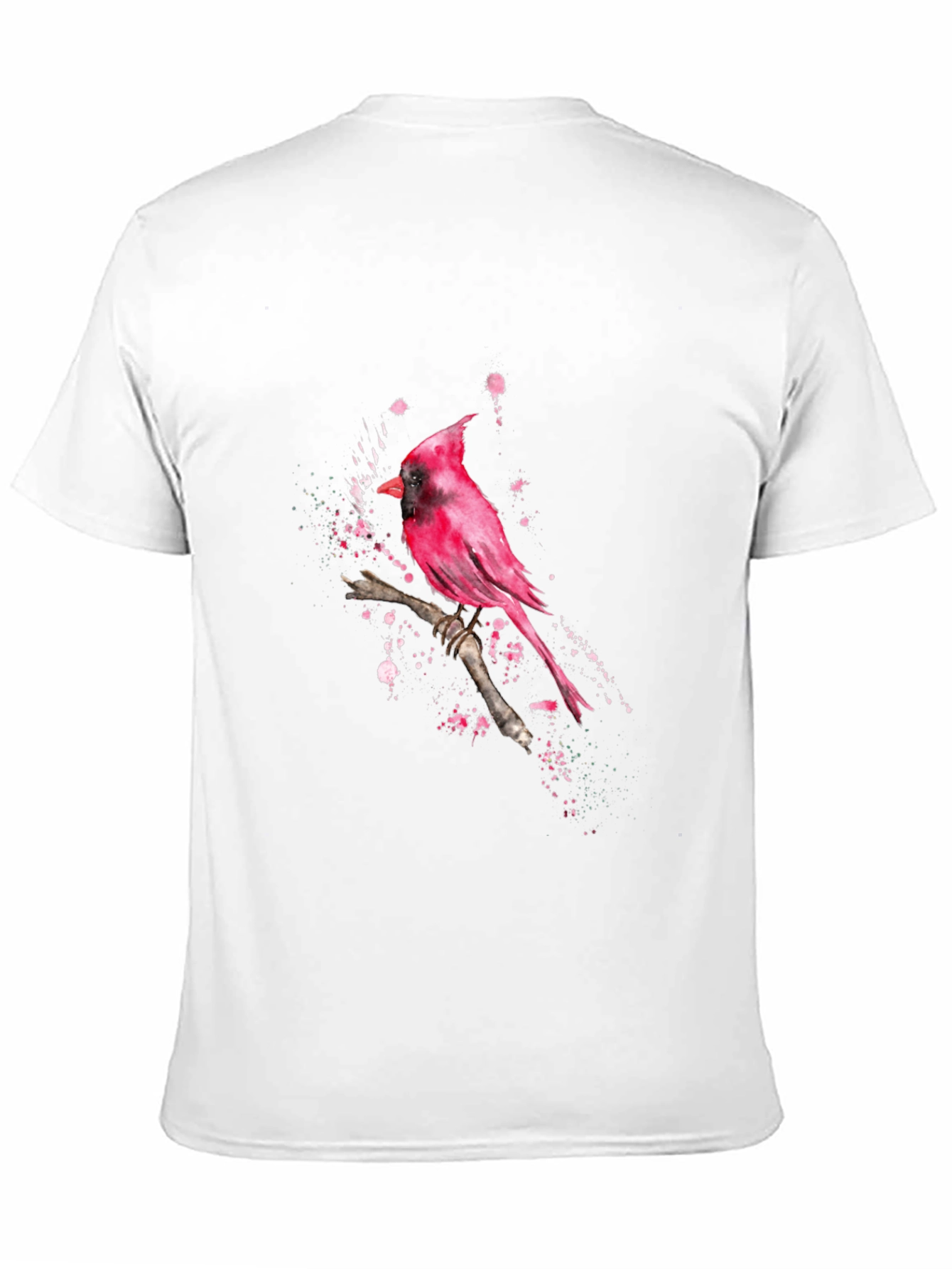 Cardinal Bird Graphic Tee - Black T-Shirt