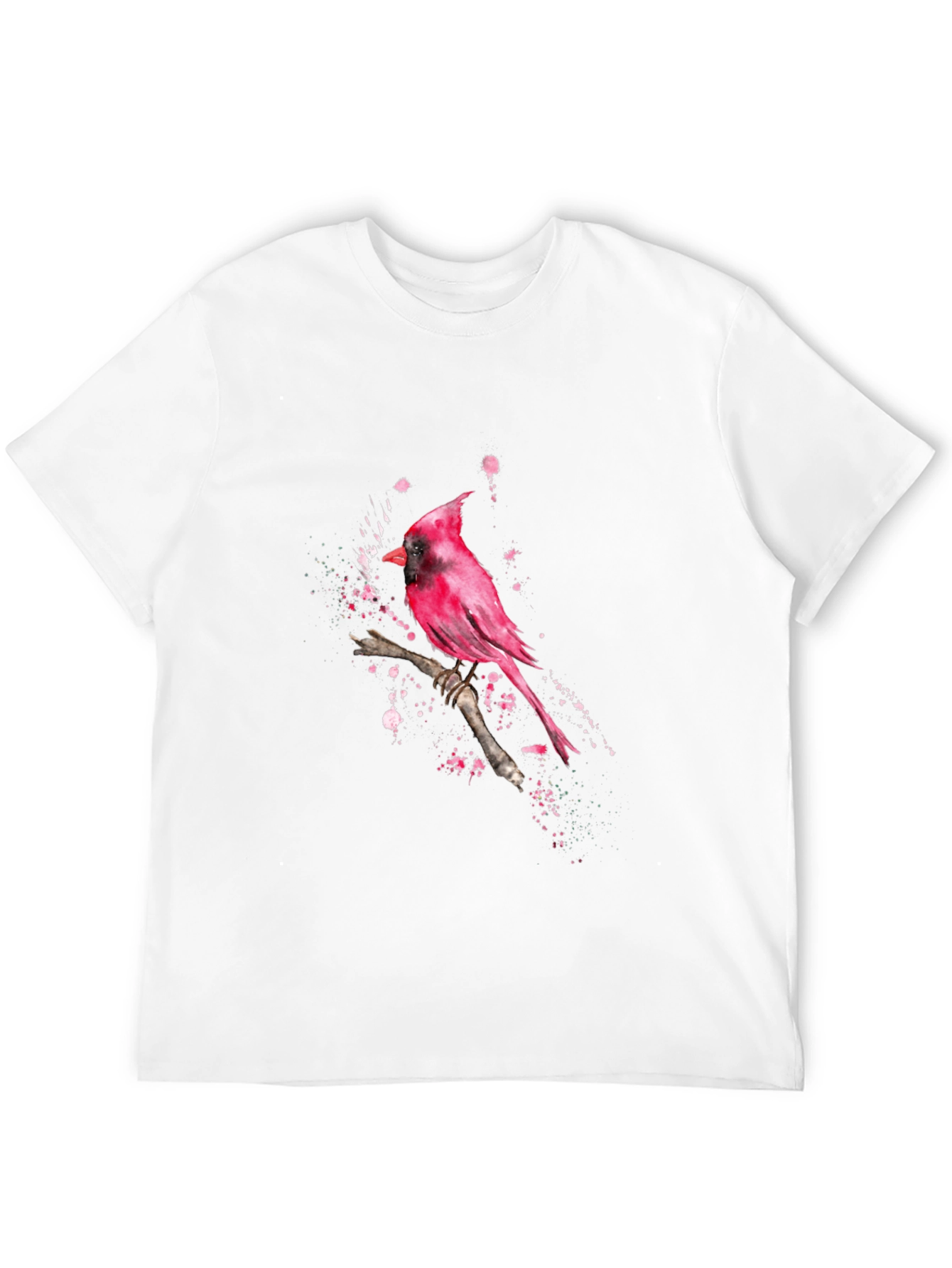 Cardinal Bird Graphic Tee - Black T-Shirt