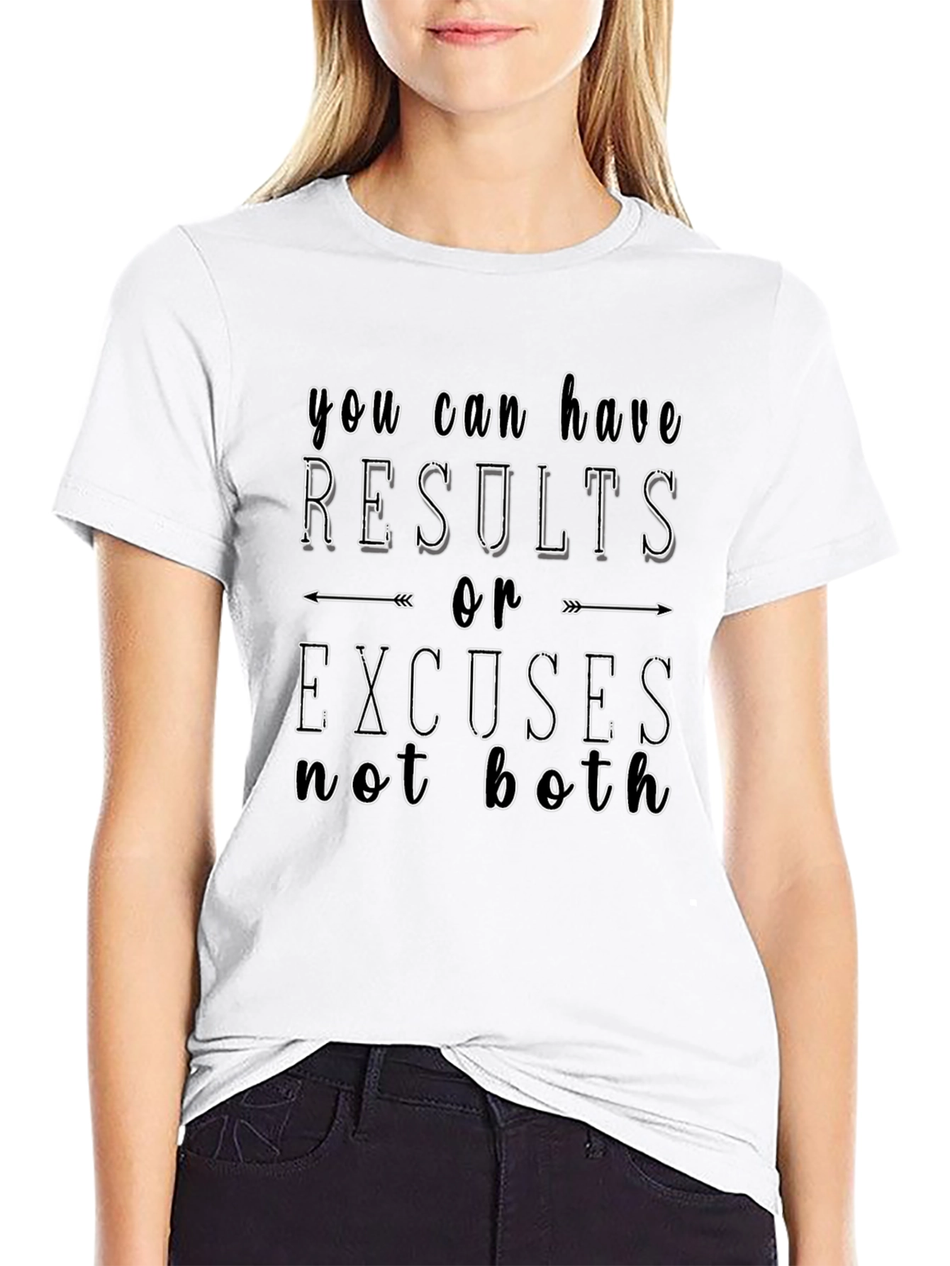 Results or Excuses T-Shirt - Motivational Tee