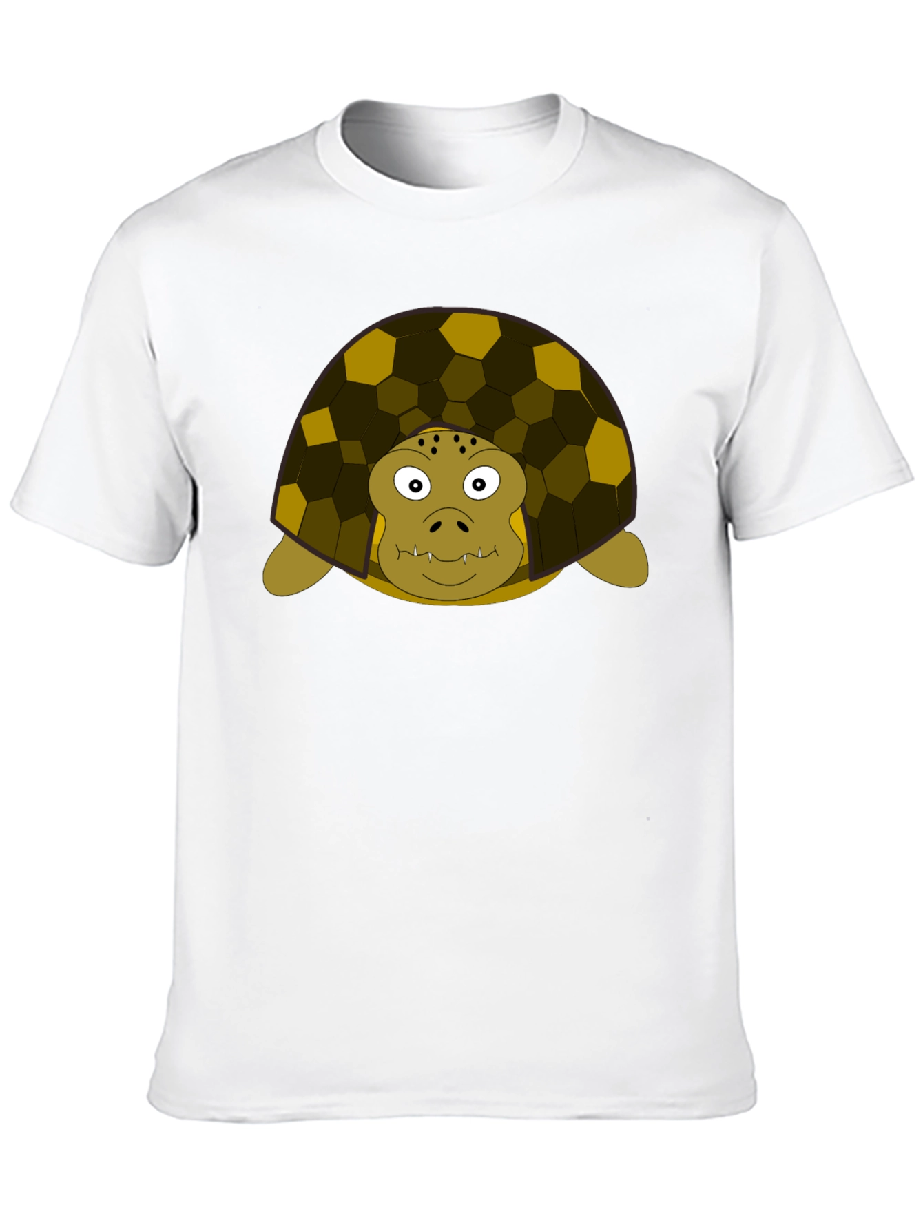 Turtle Graphic T-Shirt - Black Cotton Tee
