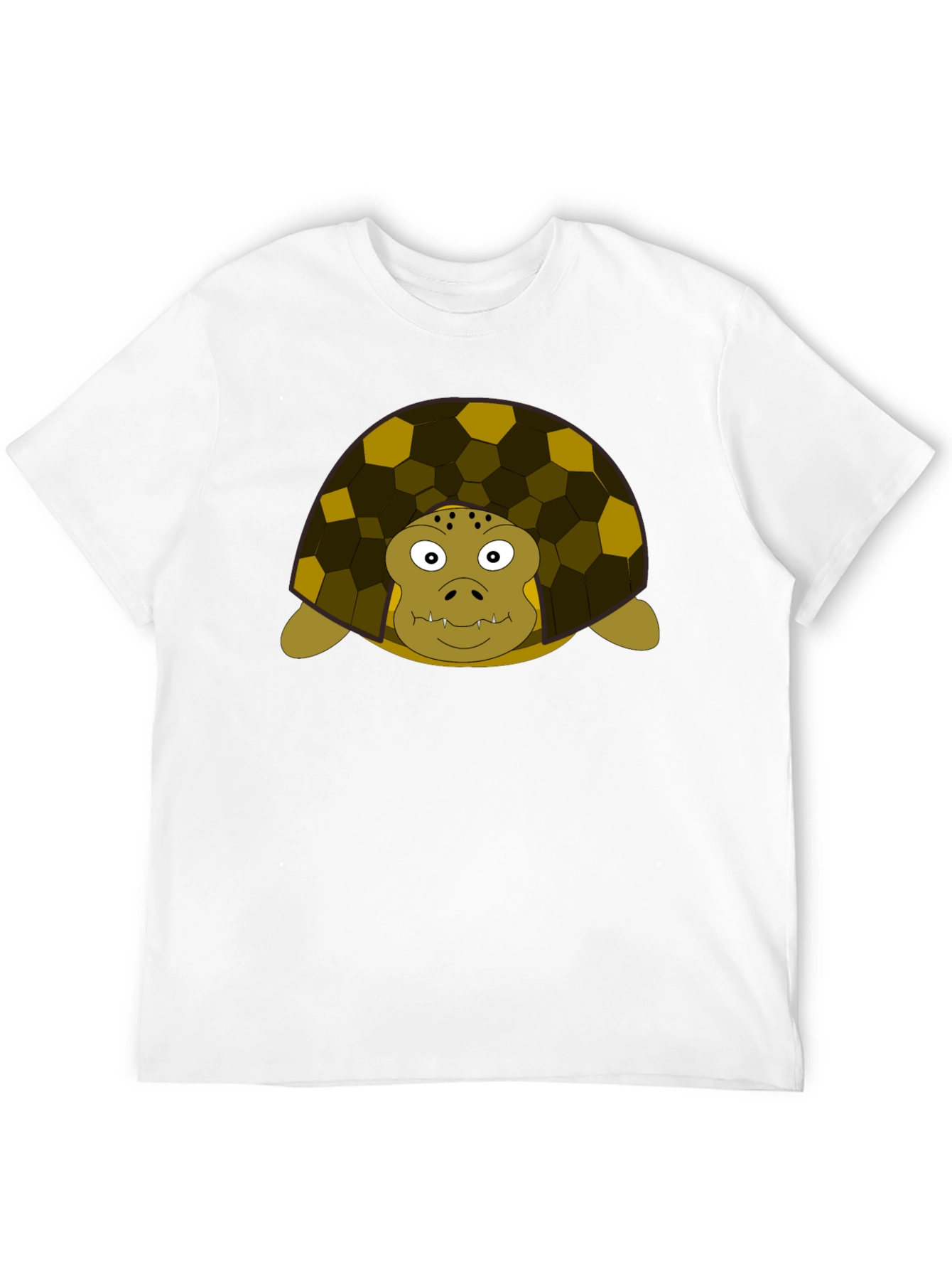 Turtle Graphic T-Shirt - Black Cotton Tee