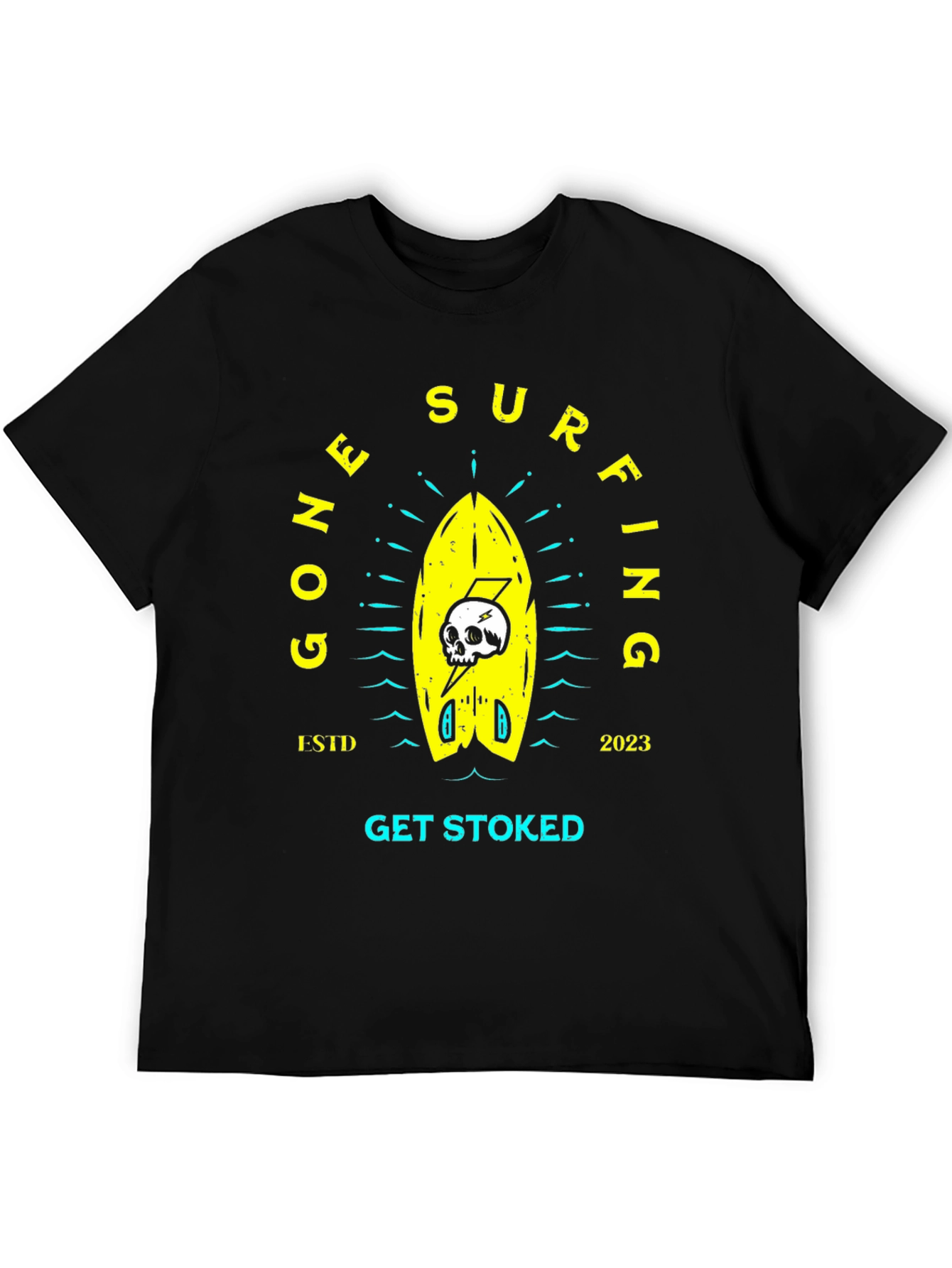 Gone Surfing Graphic Tee - Get Stoked!