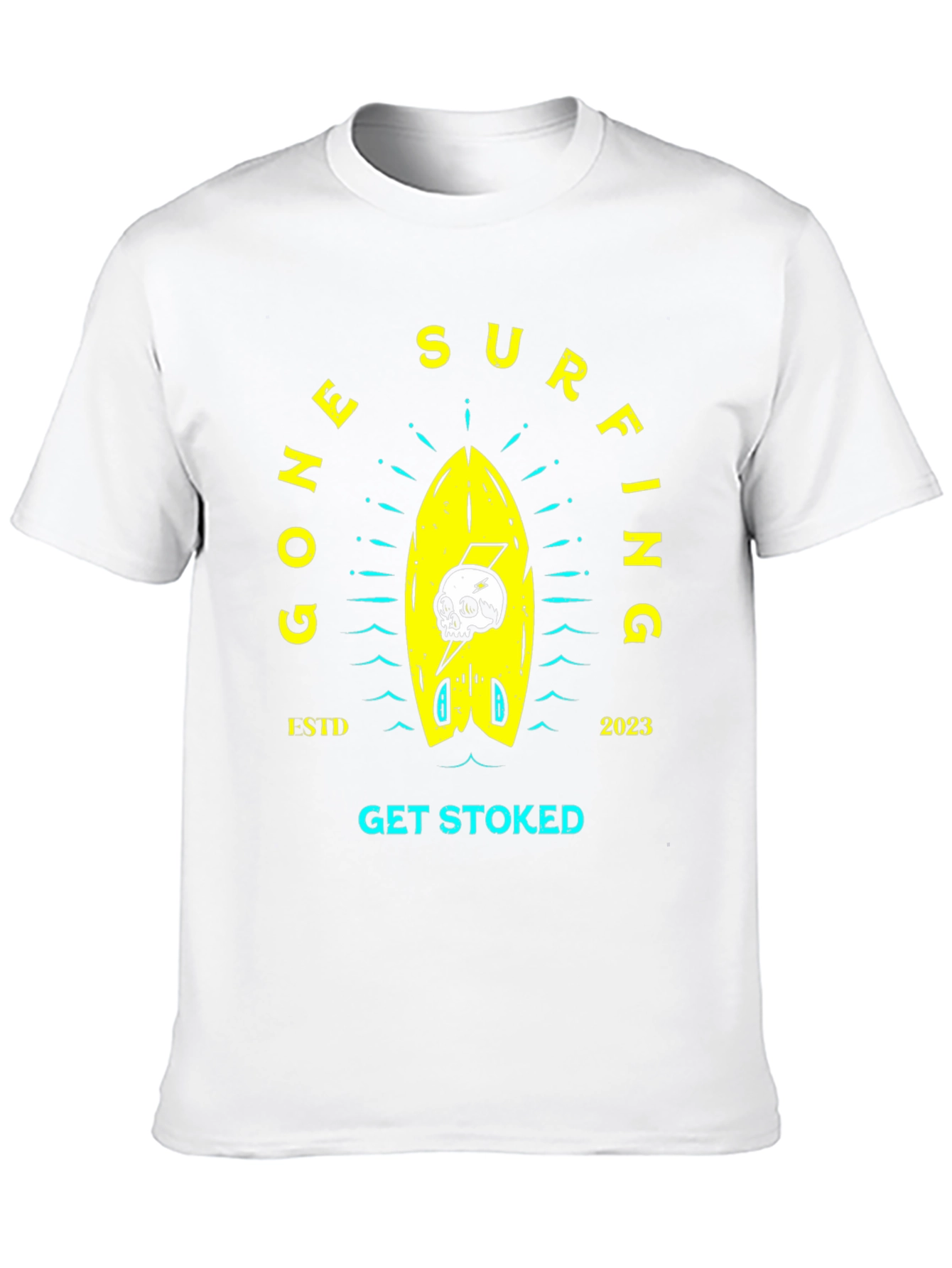 Gone Surfing Graphic Tee - Get Stoked!