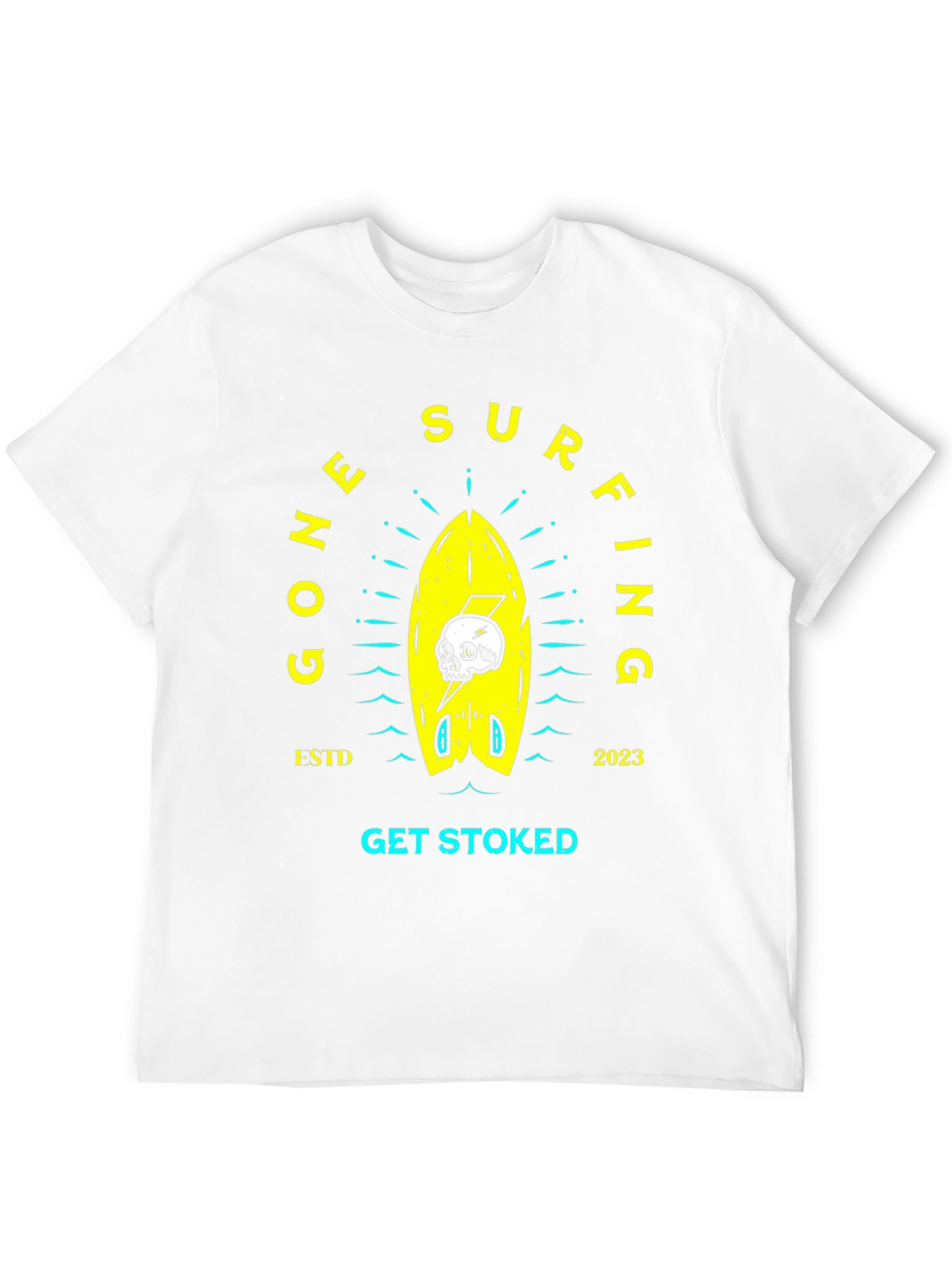 Gone Surfing Graphic Tee - Get Stoked!