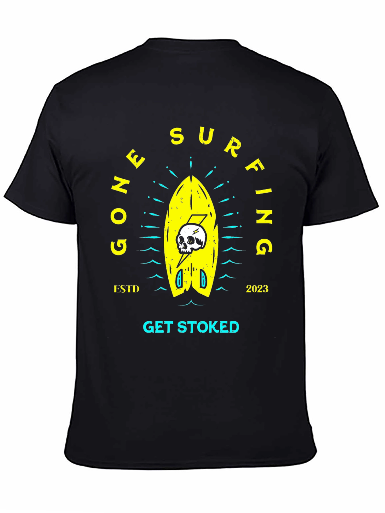 Gone Surfing Graphic Tee - Get Stoked!
