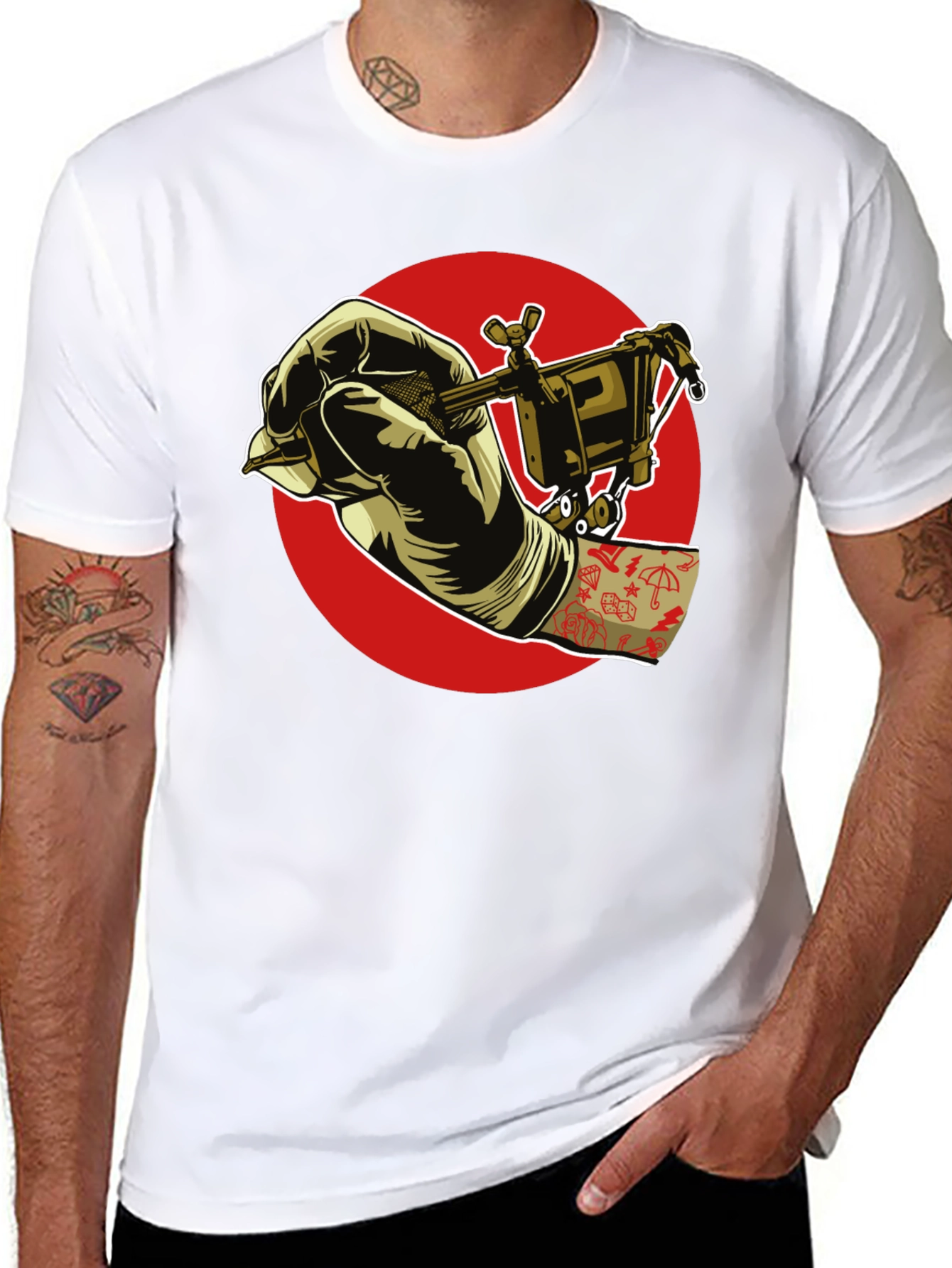 Tattoo Artist T-Shirt - Black Graphic Tee