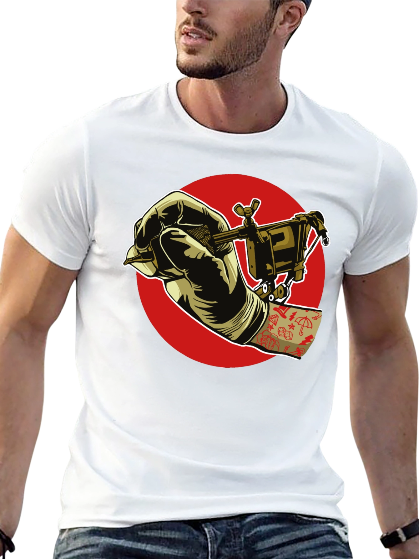 Tattoo Artist T-Shirt - Black Graphic Tee