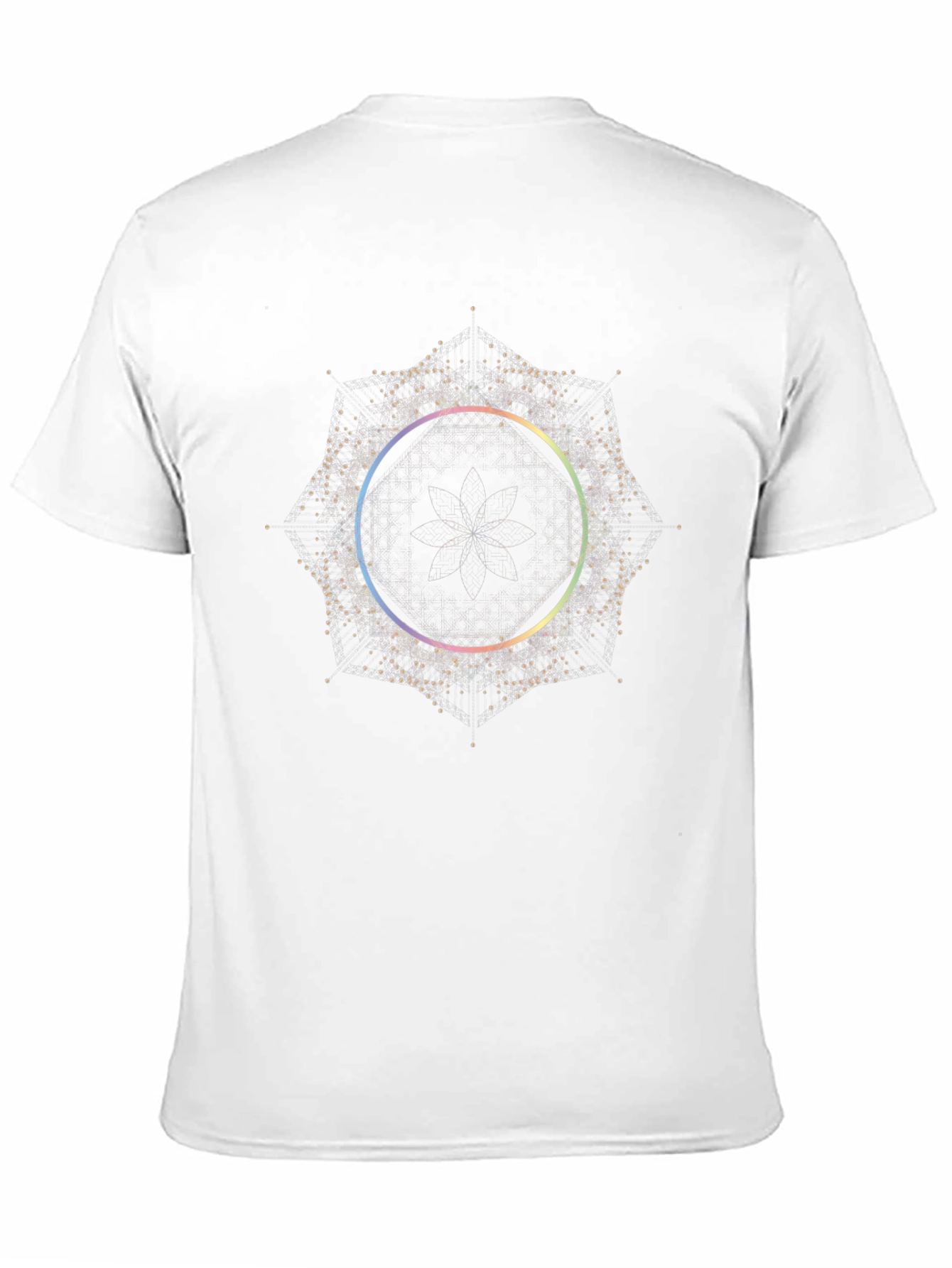 Geometric Mandala T-Shirt - Stylish Black Tee