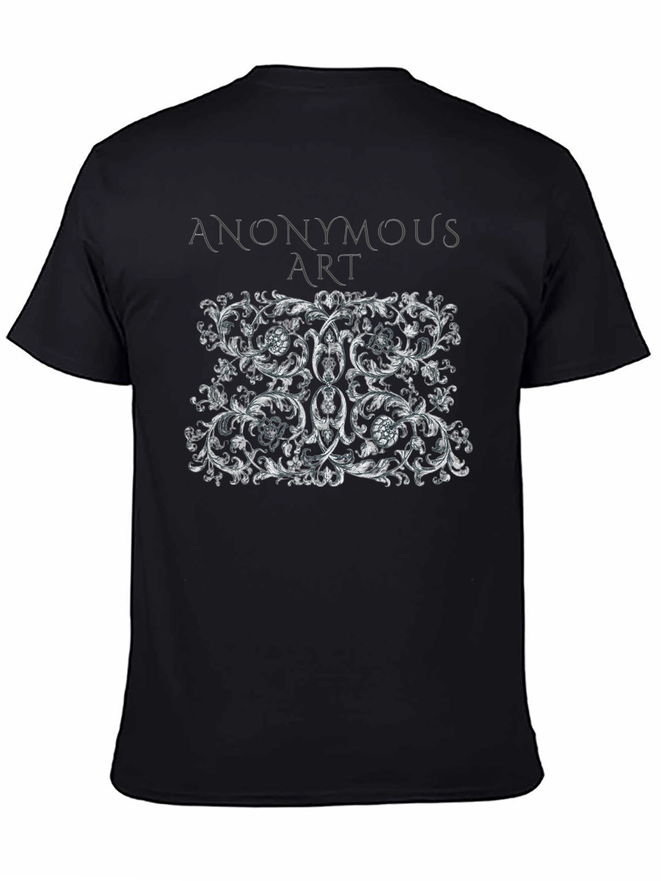 Anonymous Art Black Graphic Tee