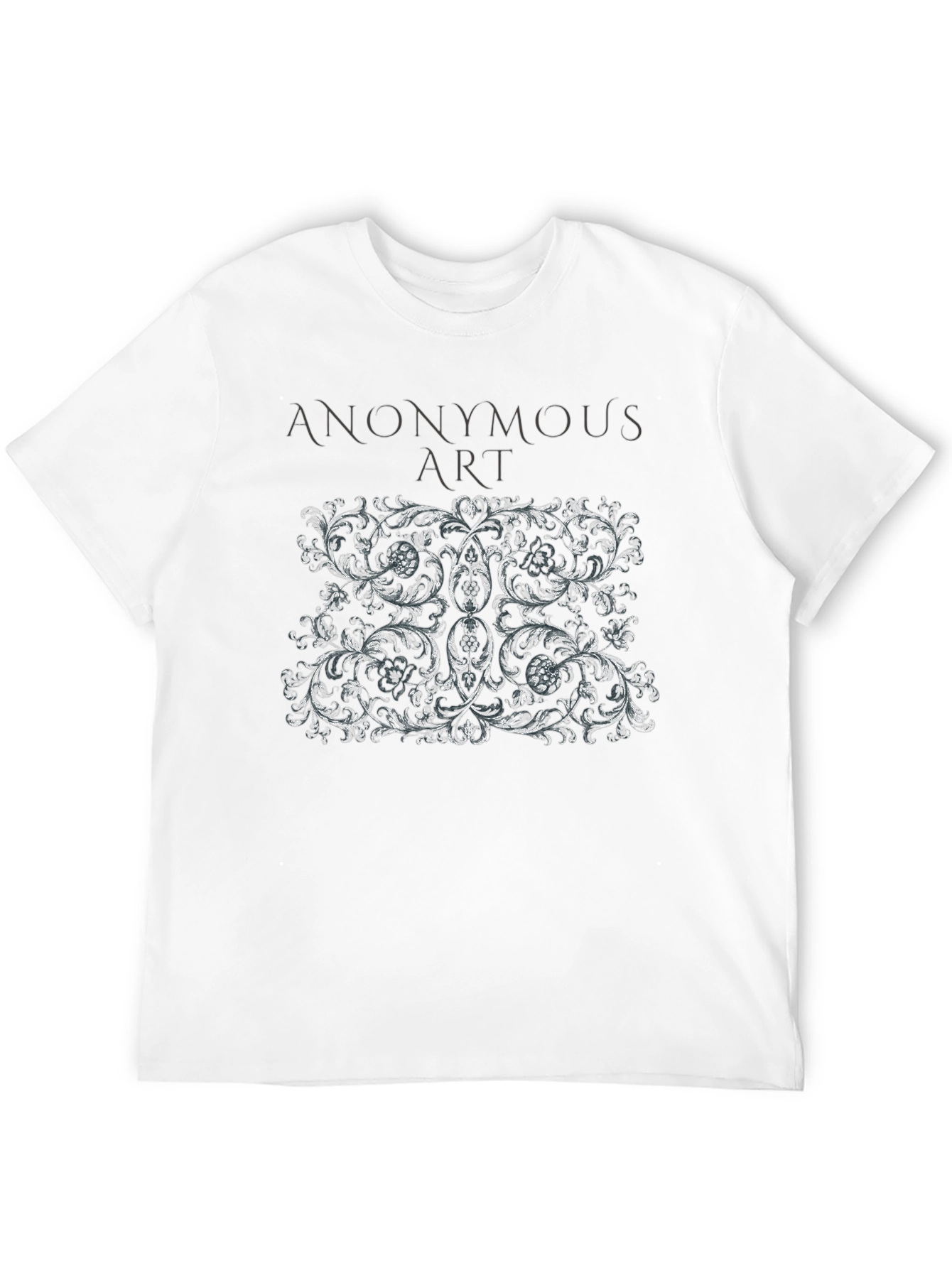 Anonymous Art Black Graphic Tee