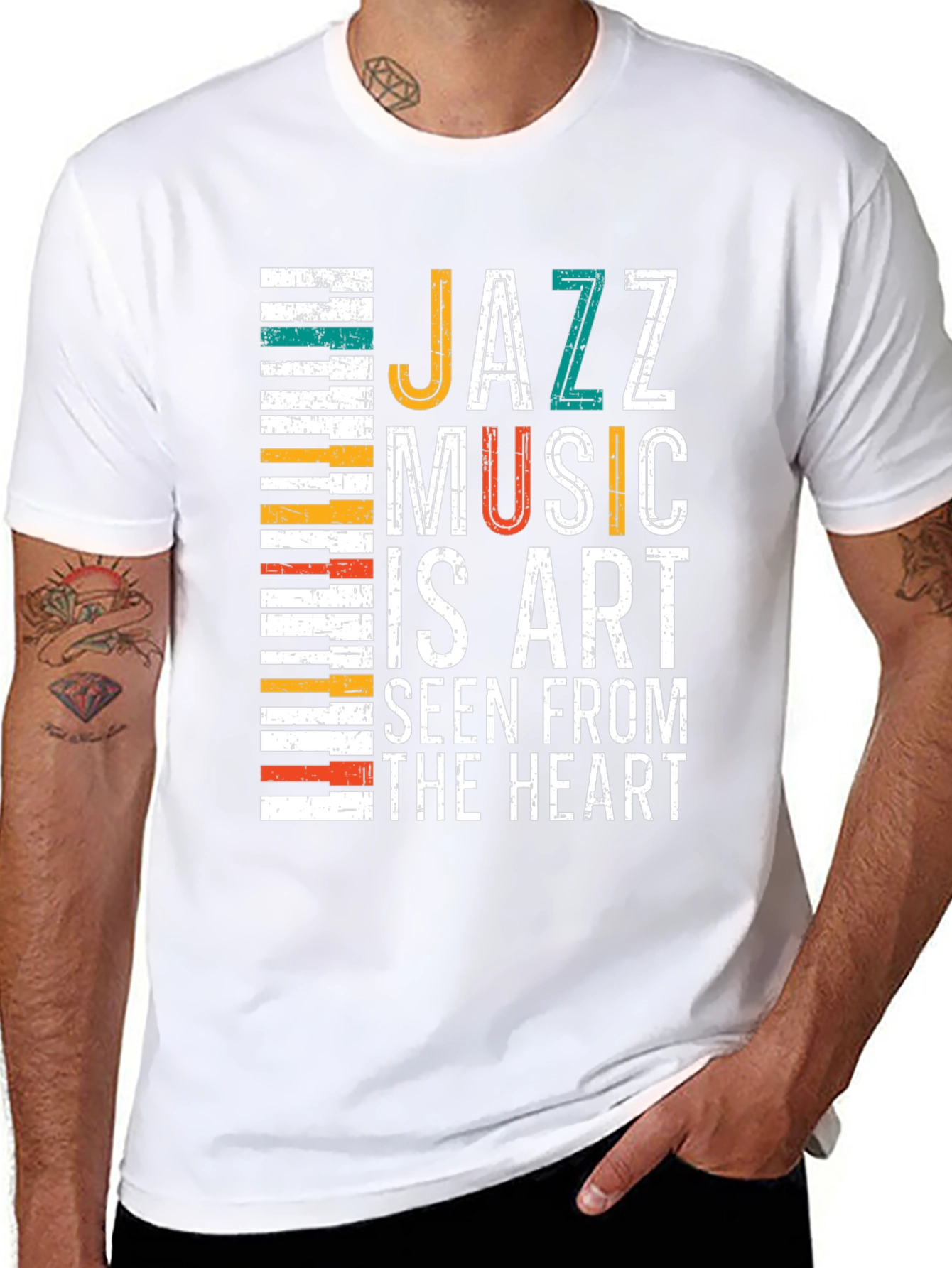 Jazz Music Art T-Shirt